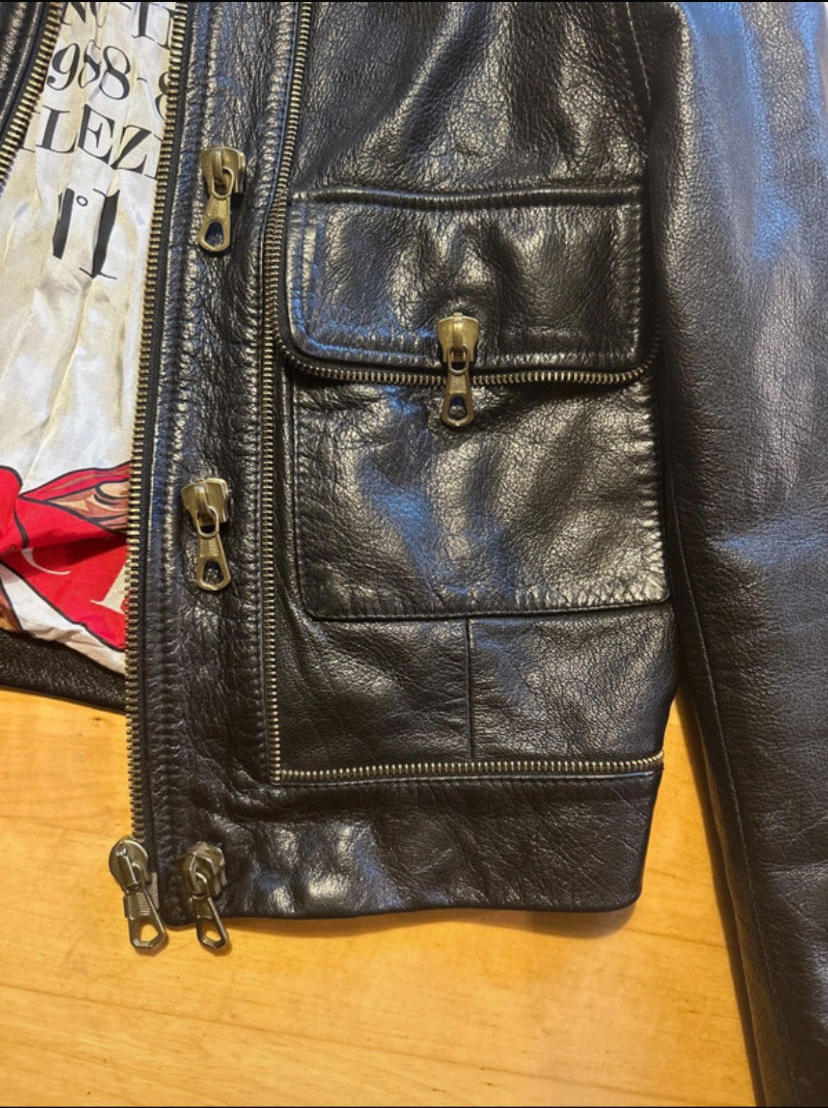 Moschino Leather jacket Moschino Cheap & Chic autunno-inverno 88-89 Size M / US 6-8 / IT 42-44 - 12 Thumbnail