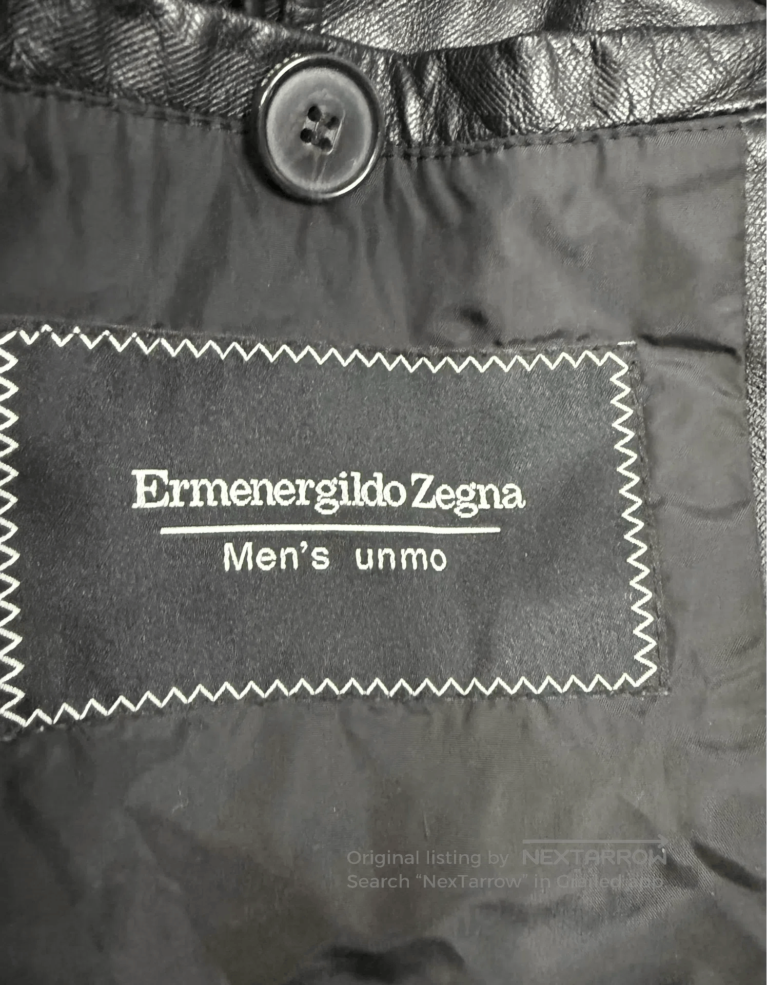 Ermenegildo Zegna Zegna Men's Leather Jacket Business Casual. Size US L / EU 52-54 / 3 - 4 Thumbnail