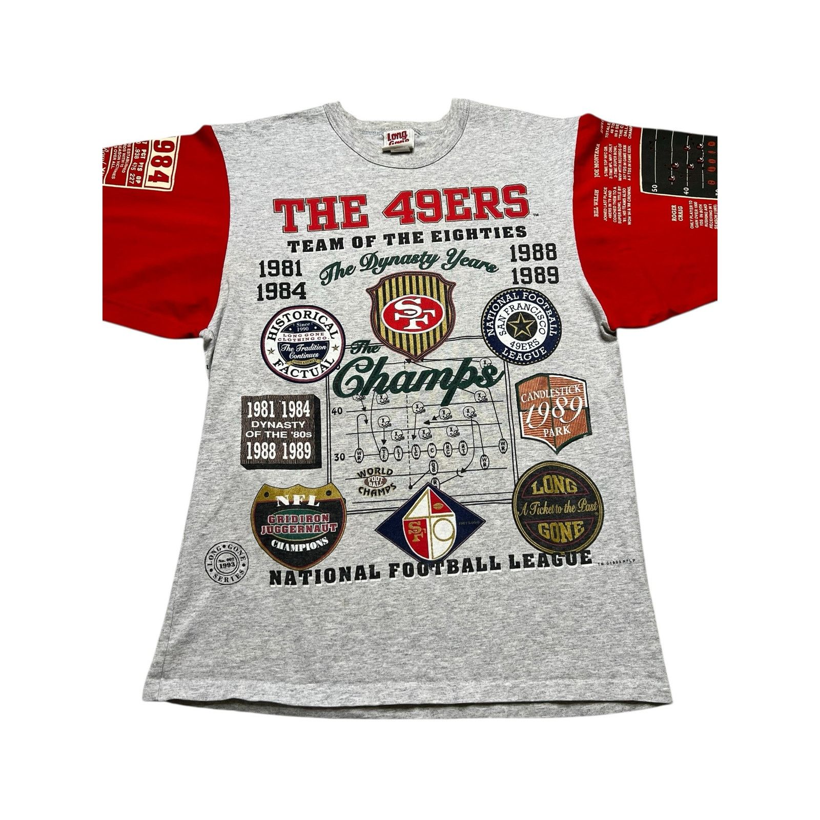 Vintage Vintage 1993 Long Gone NFL San Francisco 49ers Large USA Size US L / EU 52-54 / 3 - 8 Thumbnail