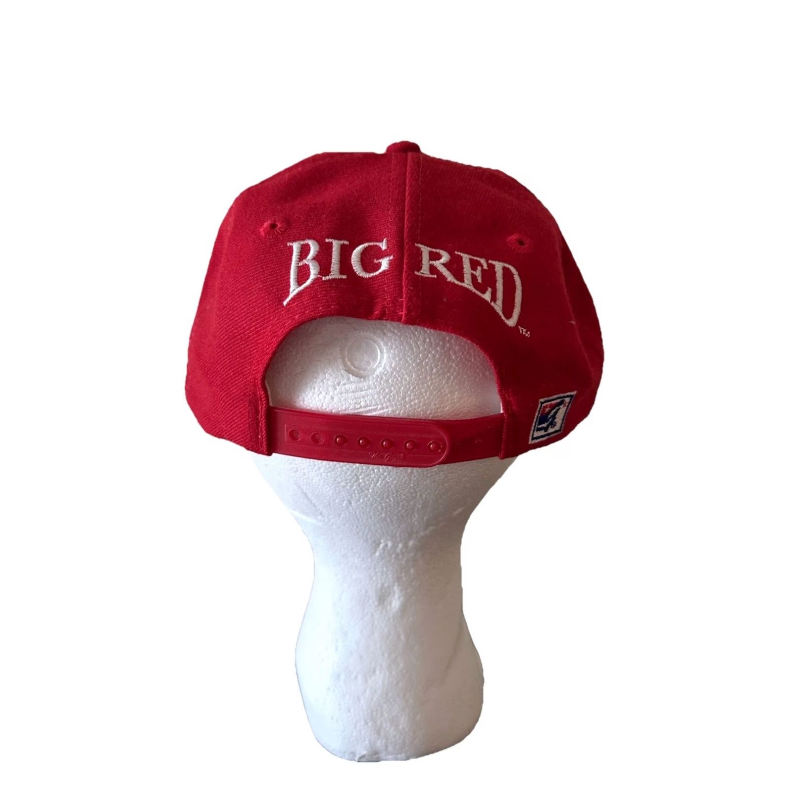 NCAA VINTAGE Cornell Big Red Embroidered Snapback Hat Cap The Game 90s NCAA NWOT Cap Adjustable Red Corduroy Snapback Mens Womens Boys Girls Size ONE SIZE - 4 Thumbnail