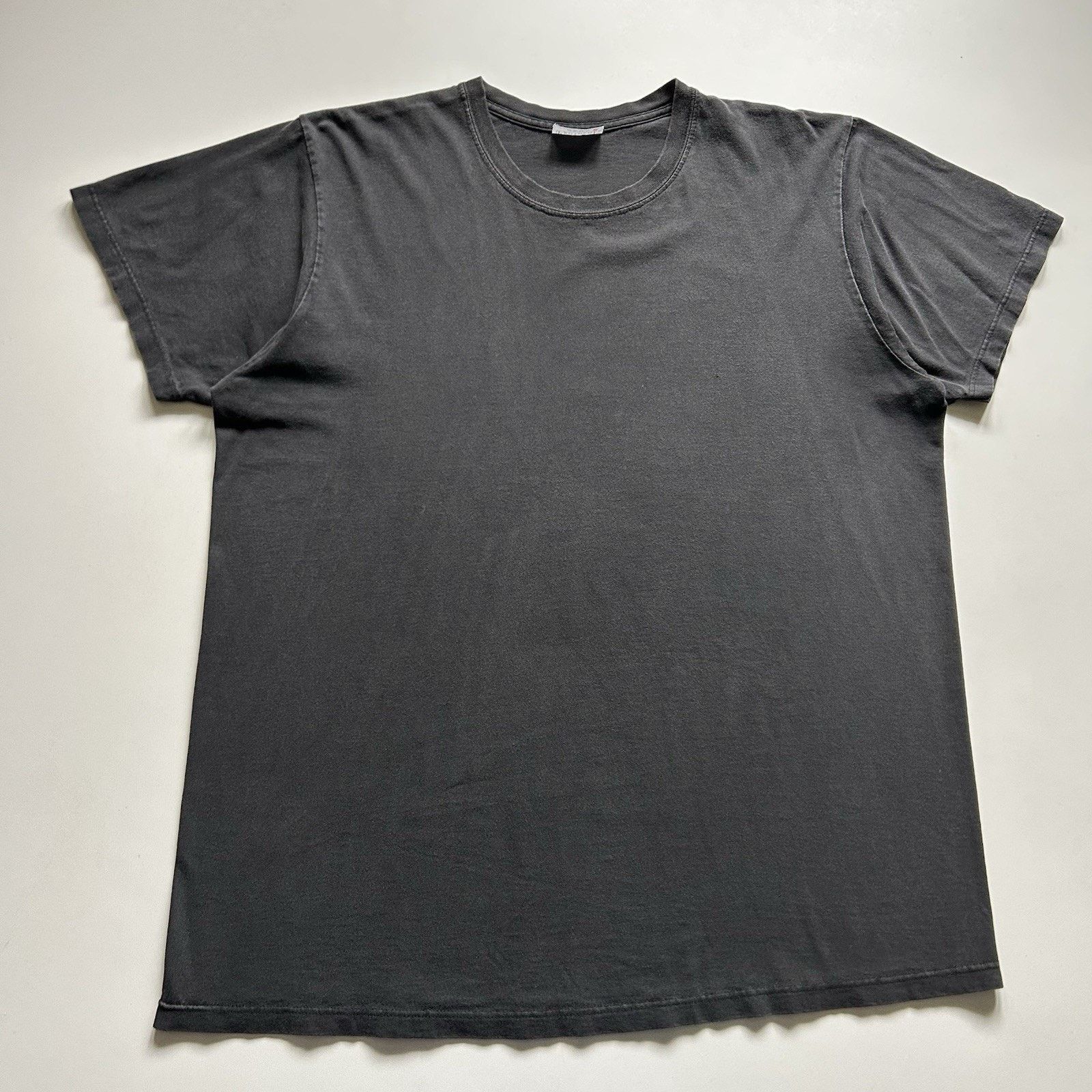 Vintage Sun Faded Black Blank Shirt Mens XL Y2K Cotton Rare