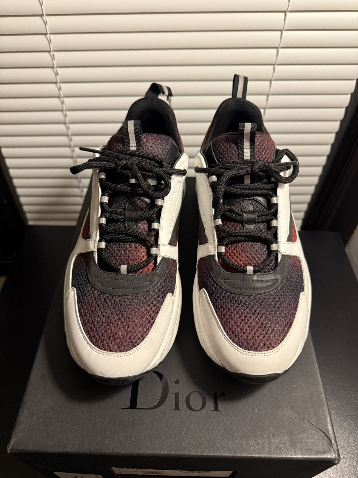 Dior Dior B22 White Red Black Size 44 EU / 11 US Size US 11 / EU 44 - 3 Thumbnail