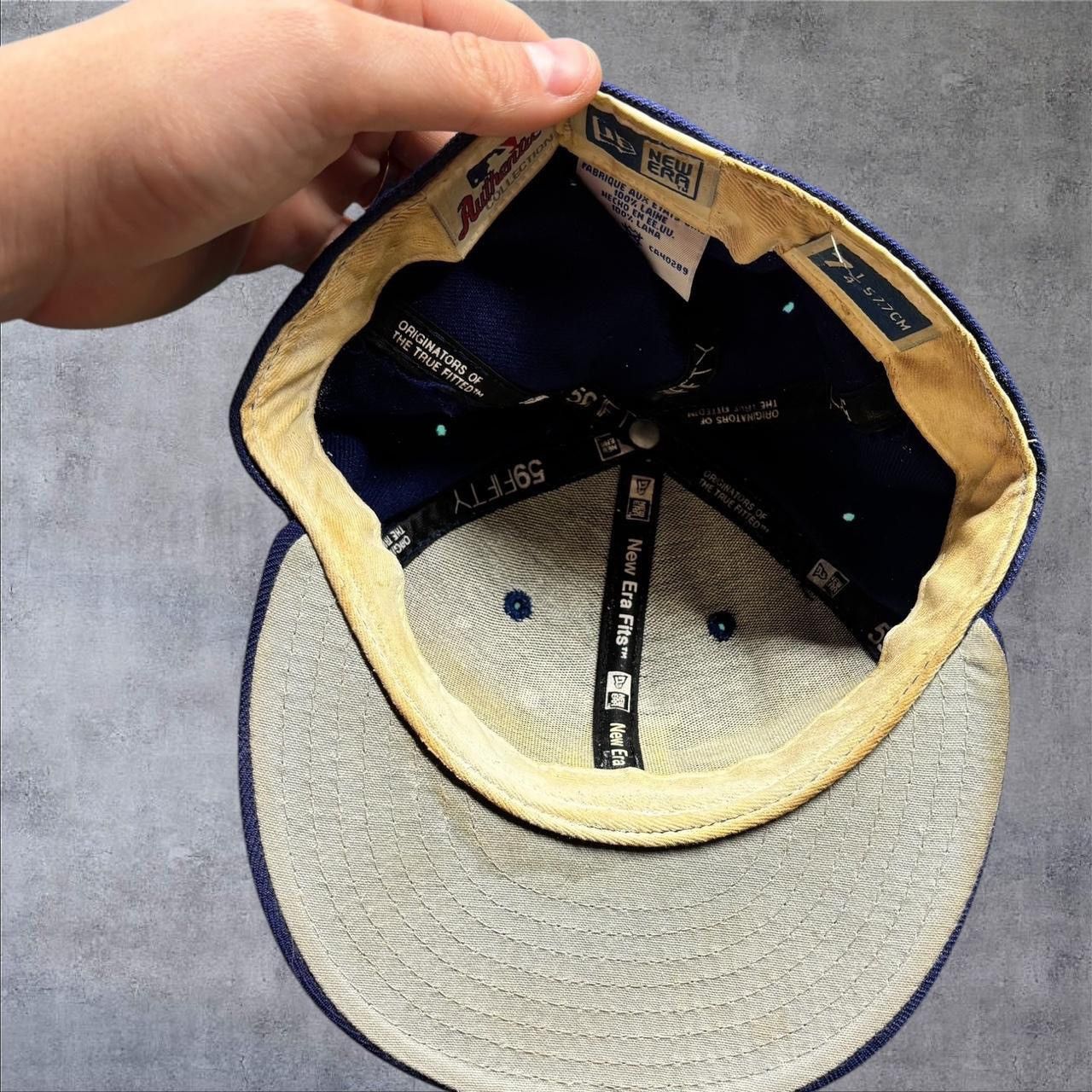New Era × Vintage Vintage Los Angeles Dodgers Wool Hat Size ONE SIZE - 4 Thumbnail