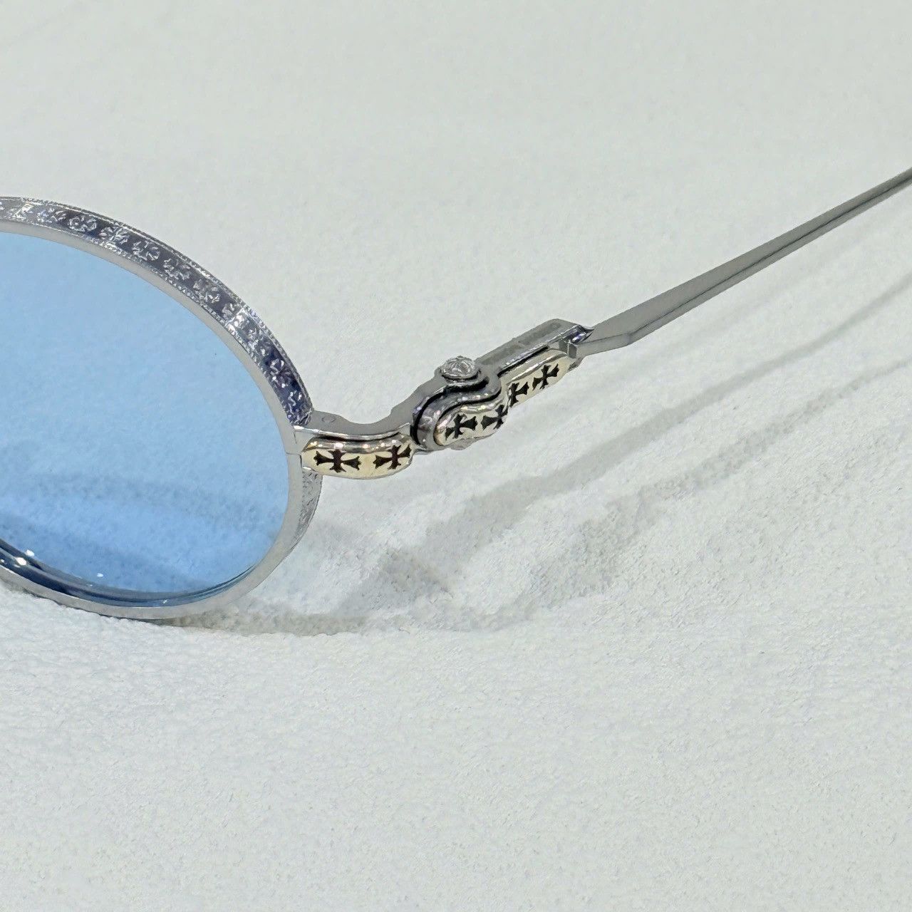 Chrome Hearts CHROME HEARTS HONEY DIPPED BRUSHED ALLOY - SUNGLASSES Size ONE SIZE - 4 Thumbnail