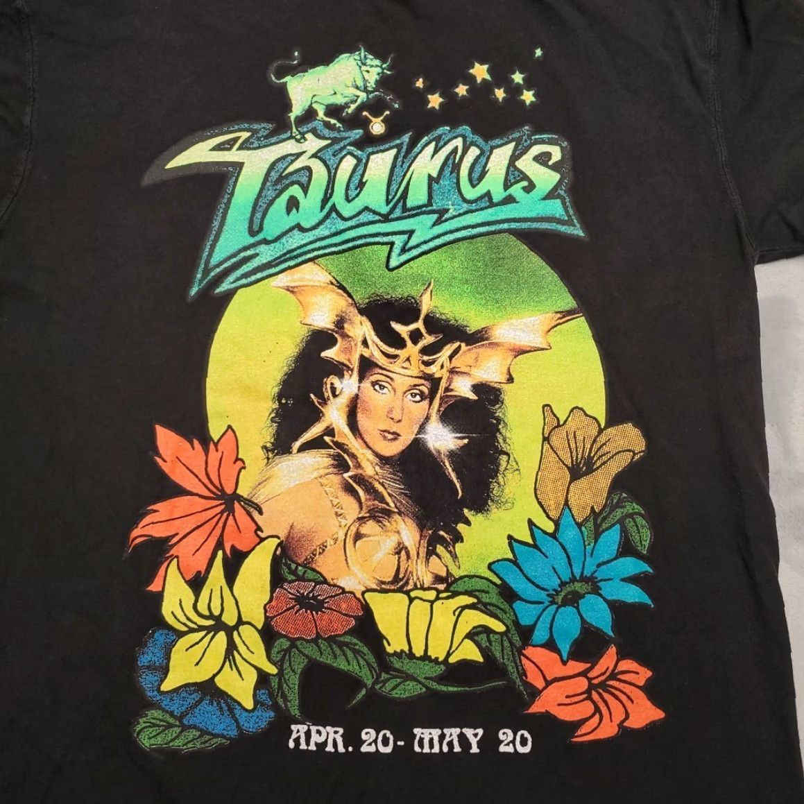 Vintage VINTAGE Taurus Punk And I LIKE Cher Shirt Mens Small Black Band Music Retro TEE Size US S / EU 44-46 / 1 - 2 Thumbnail