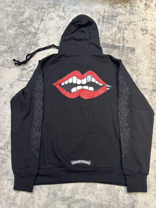 Chrome hearts lips discount hoodie