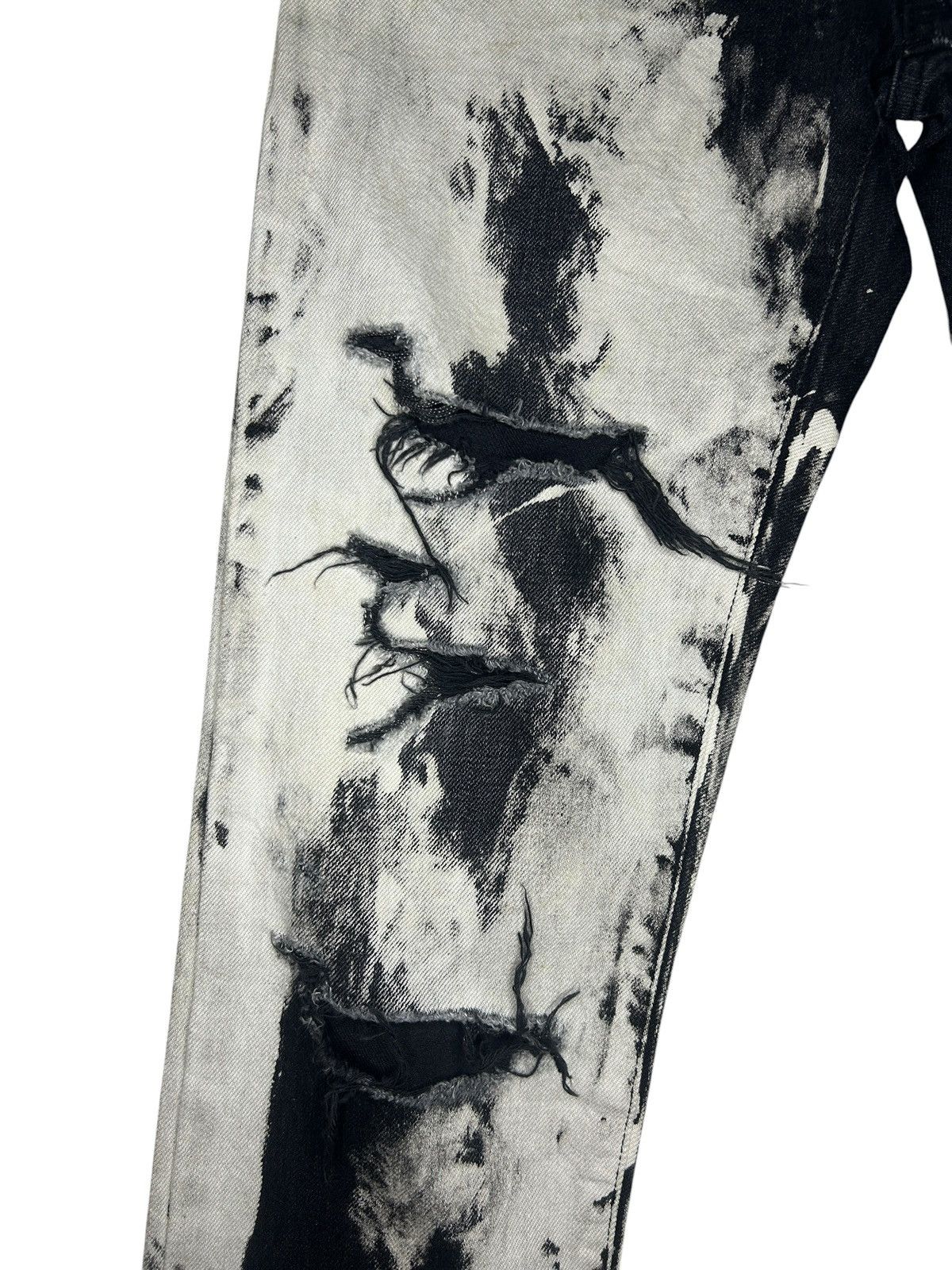 Saint Laurent Paris S/S 16 Surf Sound Bleached Distressed Denim Size US 29 - 5 Thumbnail