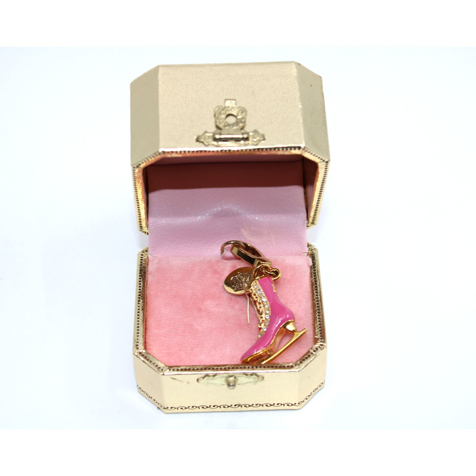 Juicy Couture New JUICY COUTURE Limited Edition 2008 Pink Ice Skate Charm Size ONE SIZE - 1 Thumbnail