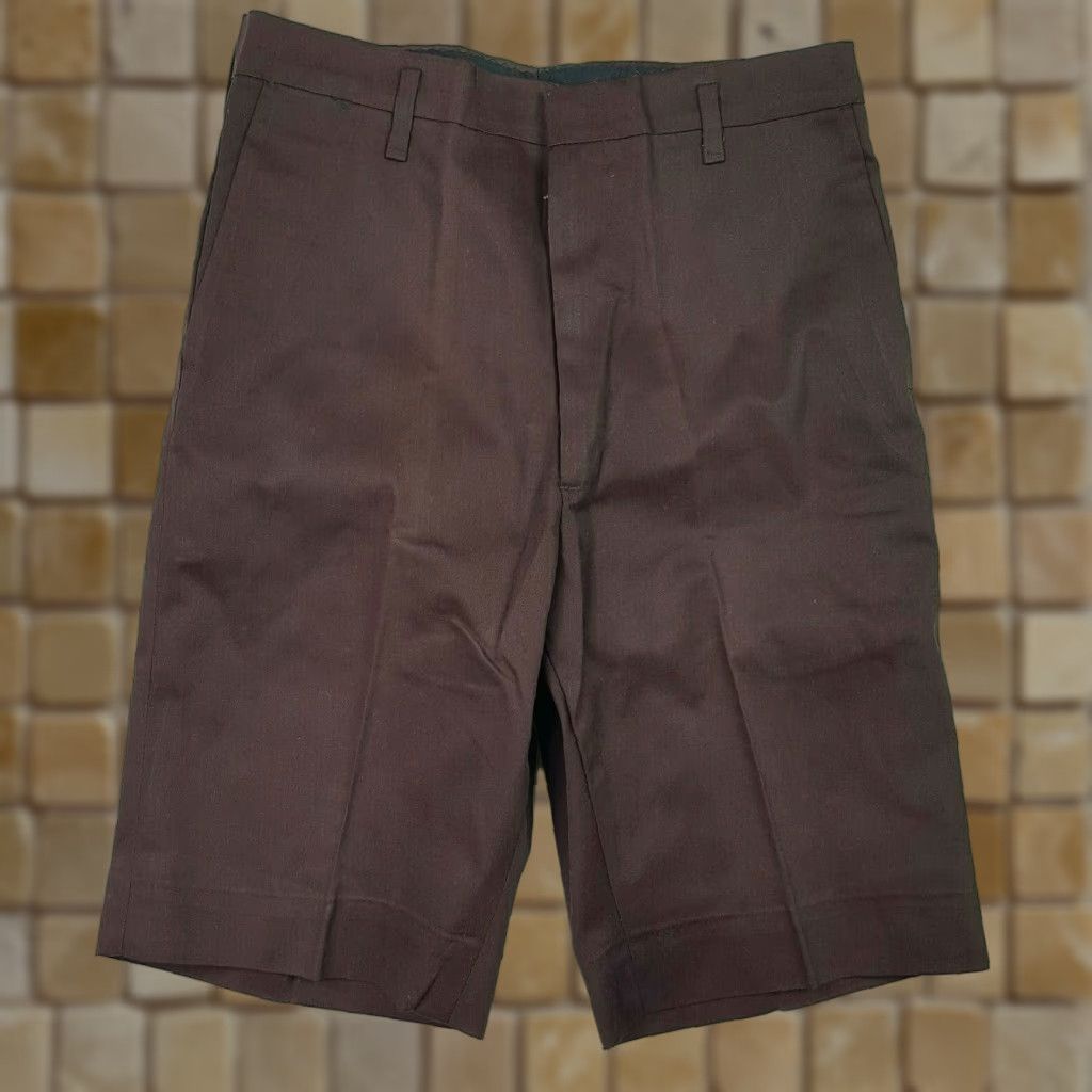 Vintage VINTAGE Dee Cee Chino Shorts 27 Brown 70s 80s Permanent Press Men Trads Casual Mens Size US 27 - 1 Thumbnail