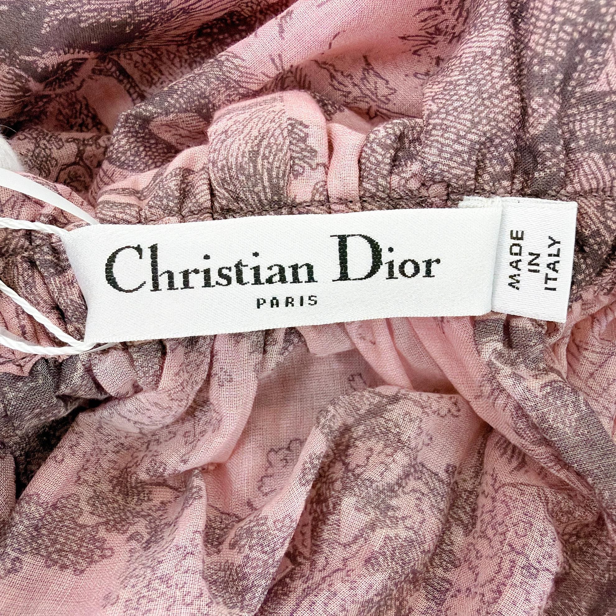 Christian Dior Monsieur Christian Dior Jungle Skirt Women's F40 Size 28" / US 6 / IT 42 - 7 Thumbnail