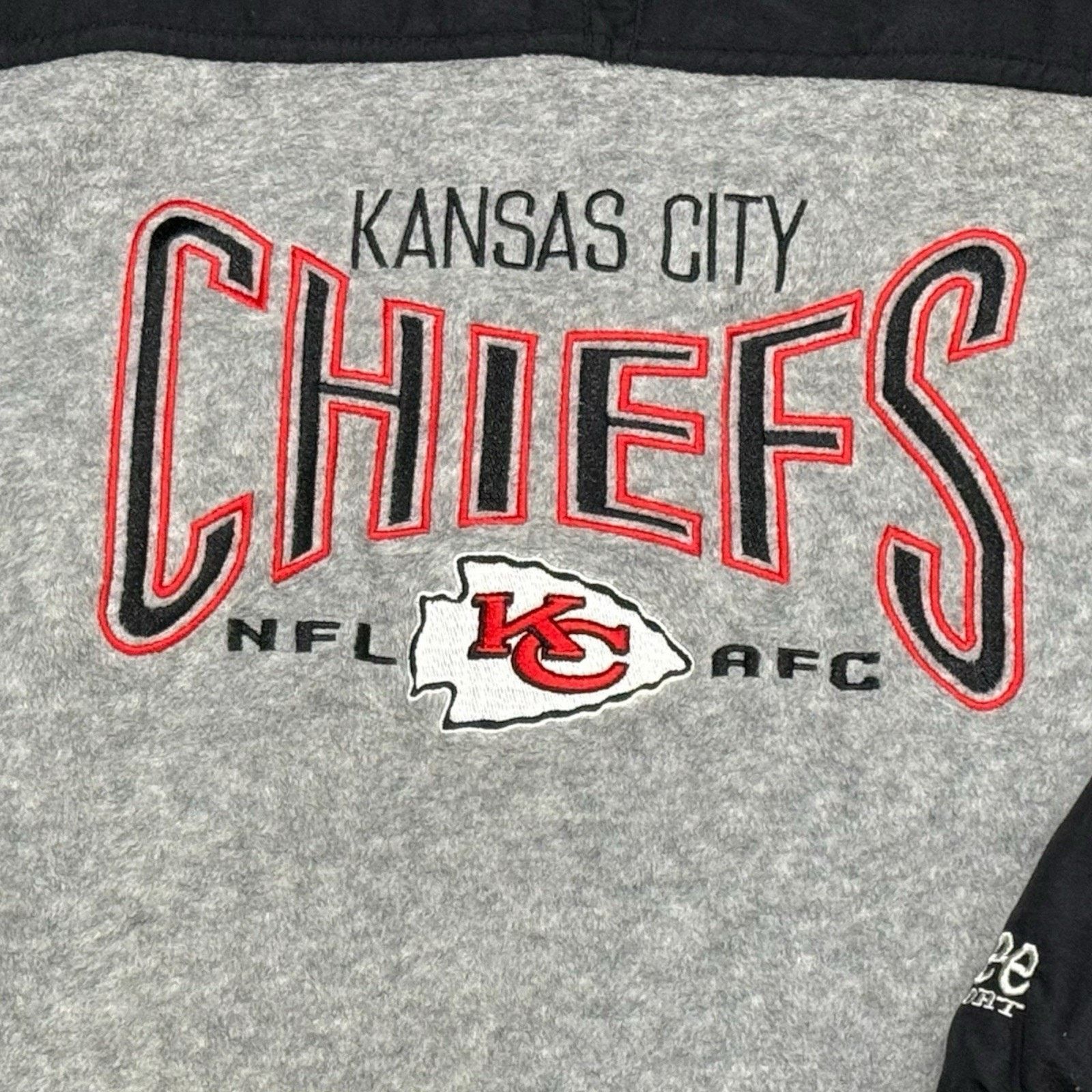Lee Vintage Kansas City Chiefs 1/4 Zip Fleece LEE Pullover Size US L / EU 52-54 / 3 - 2 Thumbnail