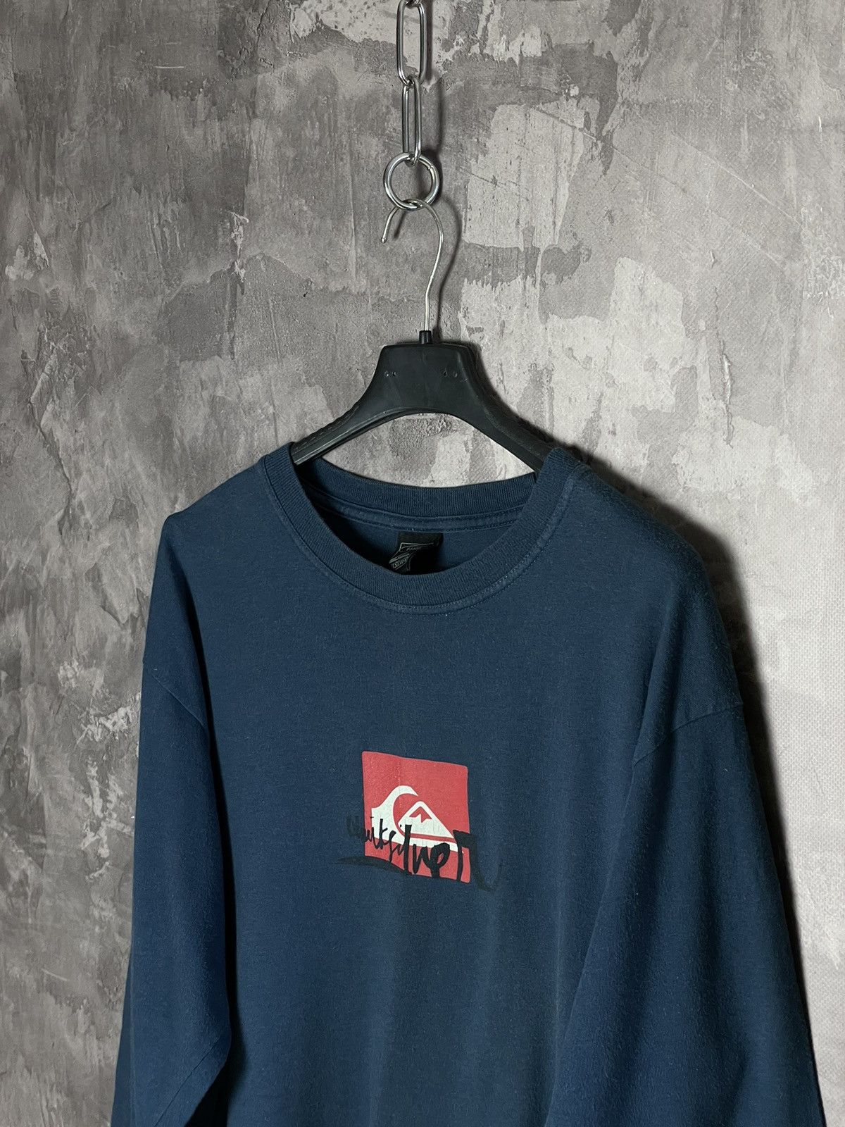 Quiksilver × Vintage Vintage Quiksilver surf style big logo longsleeve 90’s Size US XL / EU 56 / 4 - 7 Thumbnail