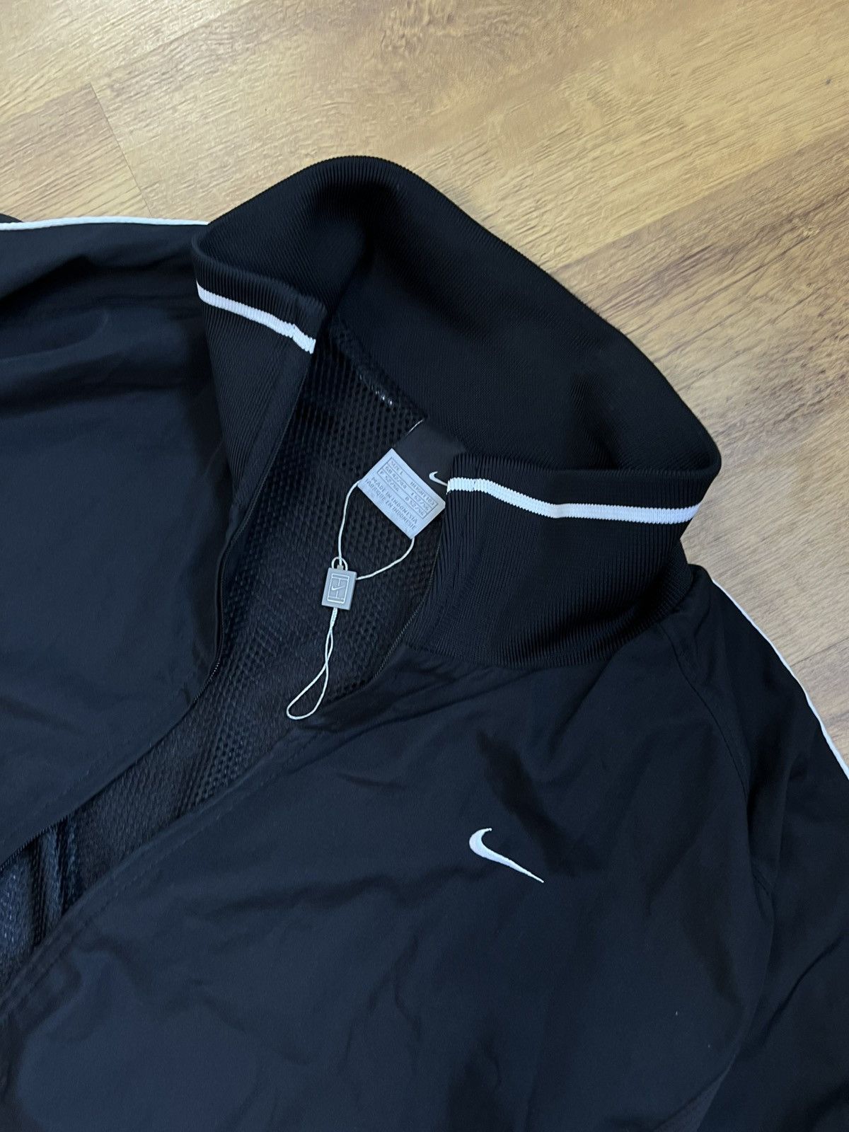 Vintage Nike court vintage black jacket 90s L Size US L / EU 52-54 / 3 - 3 Thumbnail