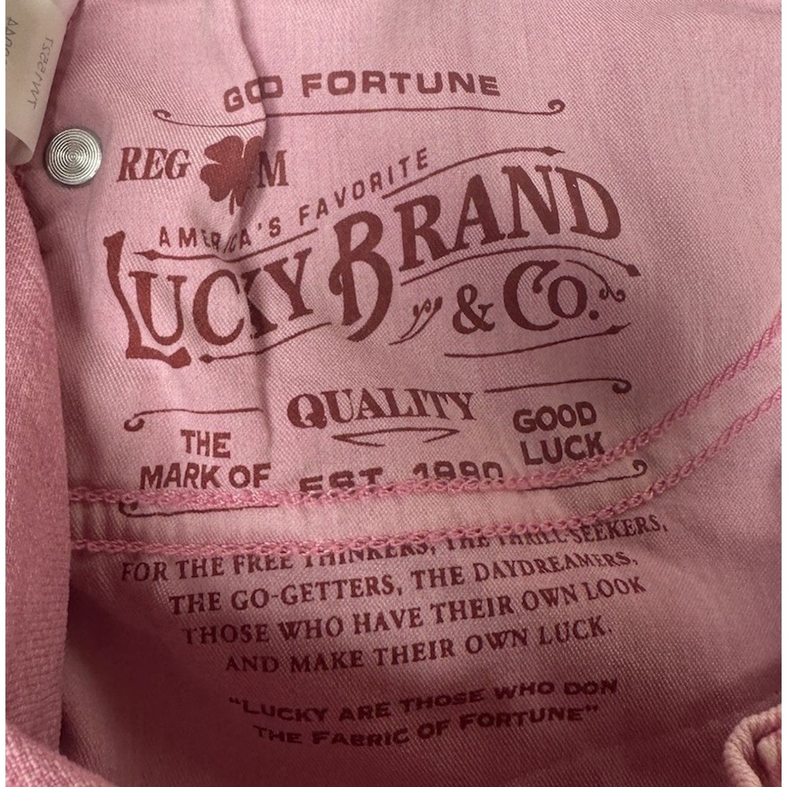 Lucky Brand Lucky Brand AC DC High Rise Mom Pink Denim Jean Shorts 2/26 Size 26" / US 2 / IT 38 - 14 Thumbnail