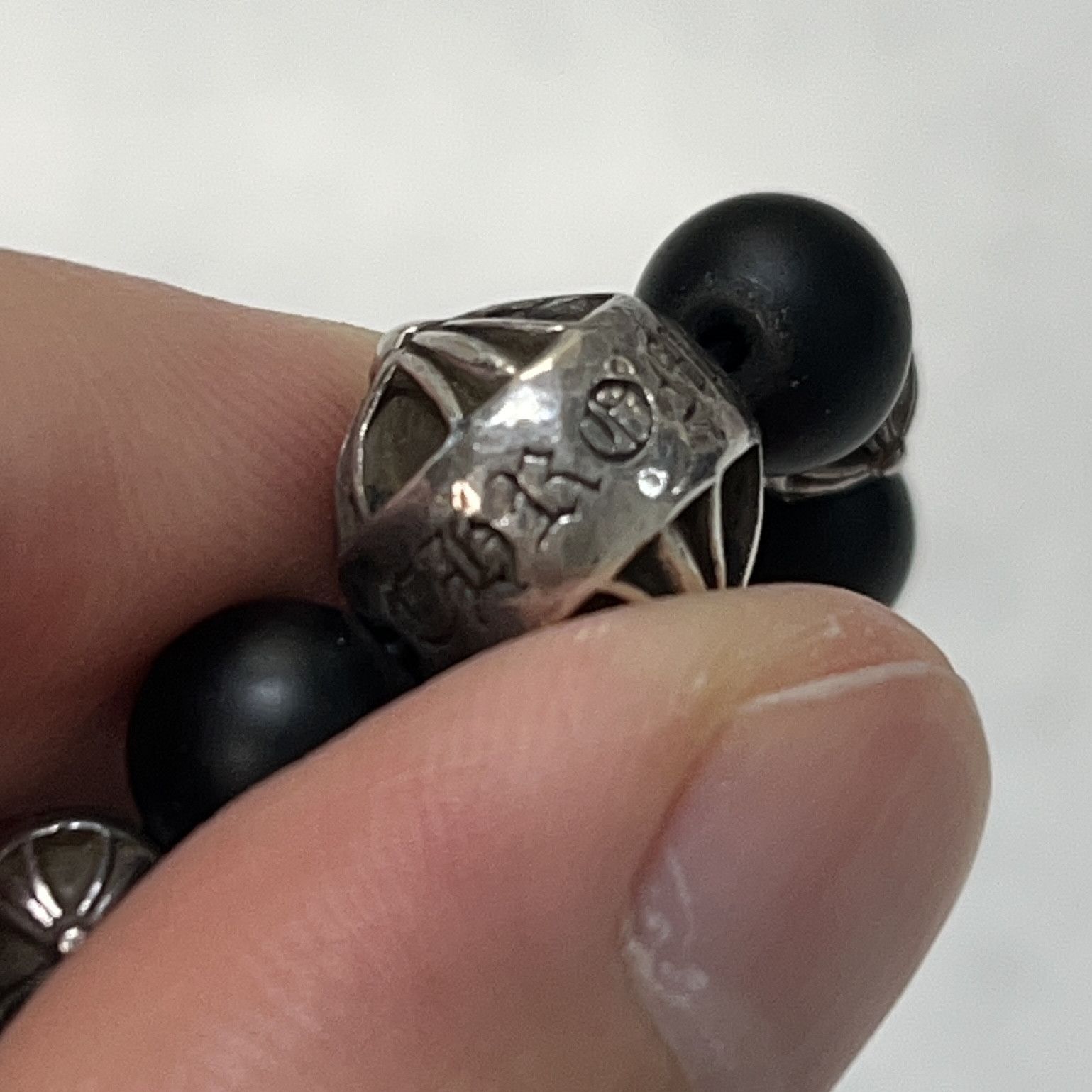 Chrome Hearts Chrome Hearts 71 BEAD Onyx Beads Bracelet 6mm Size ONE SIZE - 13 Thumbnail