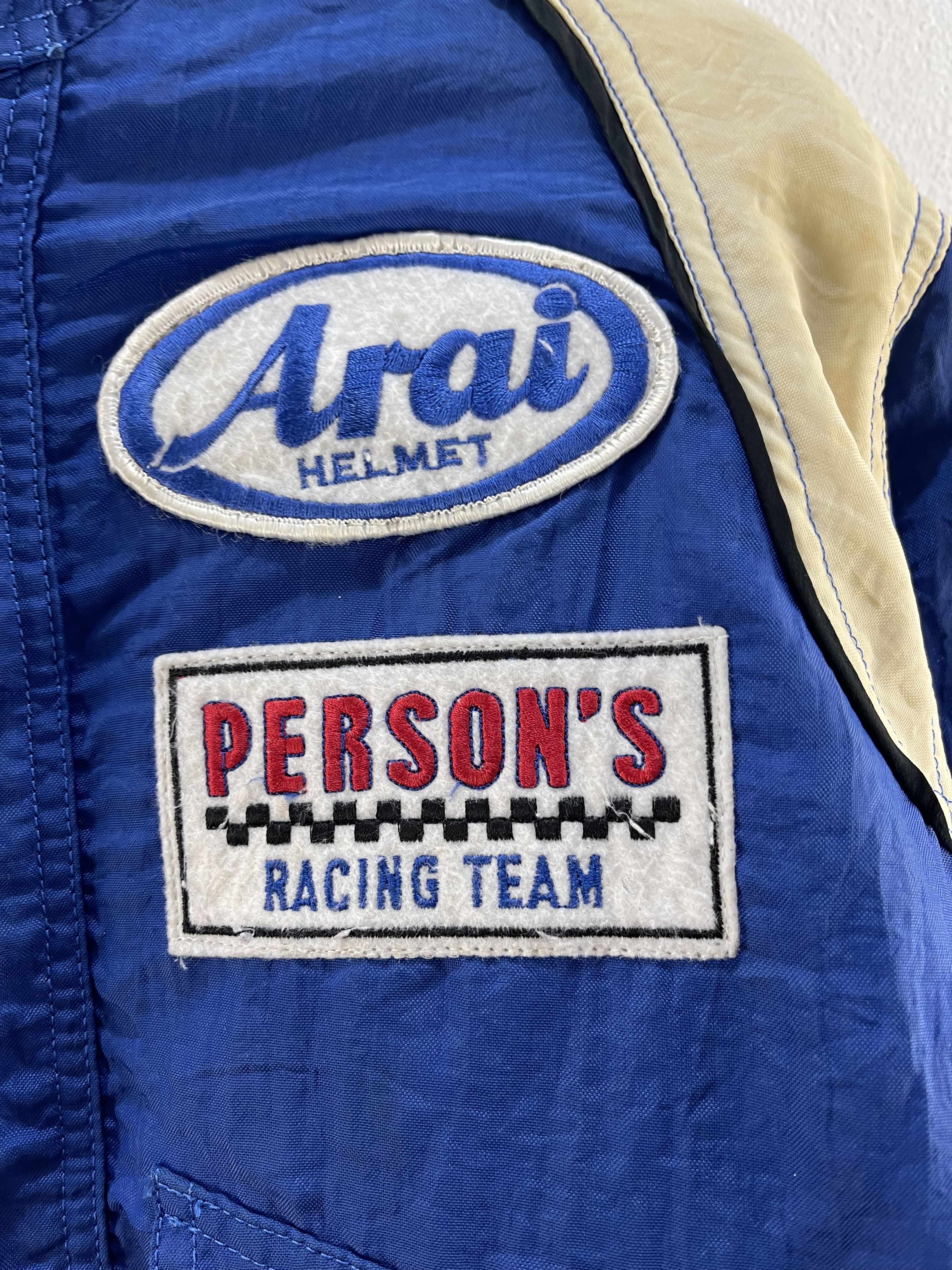 Japanese Brand Vintage Japan Persons Racing Team Bomber Jacket Size US L / EU 52-54 / 3 - 4 Thumbnail