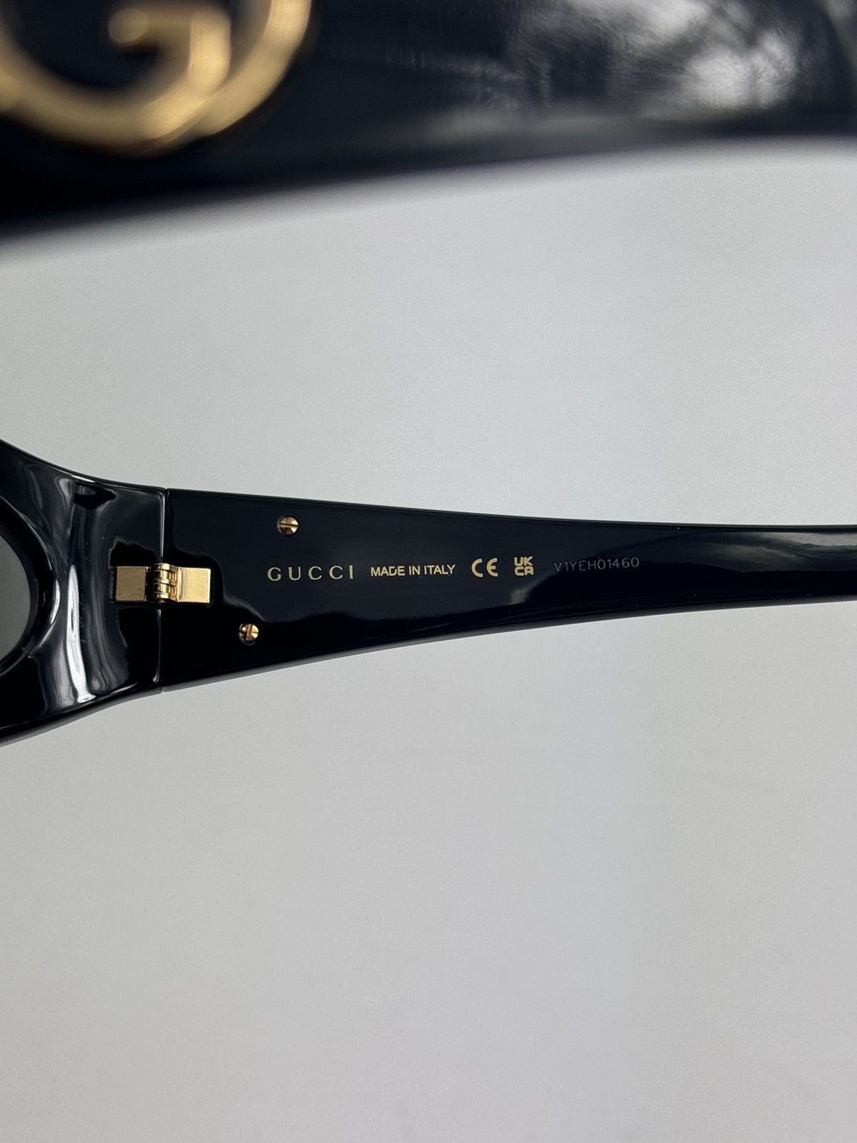 Gucci GUCCI LOGO SQAURE TINTED SUNGLASSES Size ONE SIZE - 8 Thumbnail
