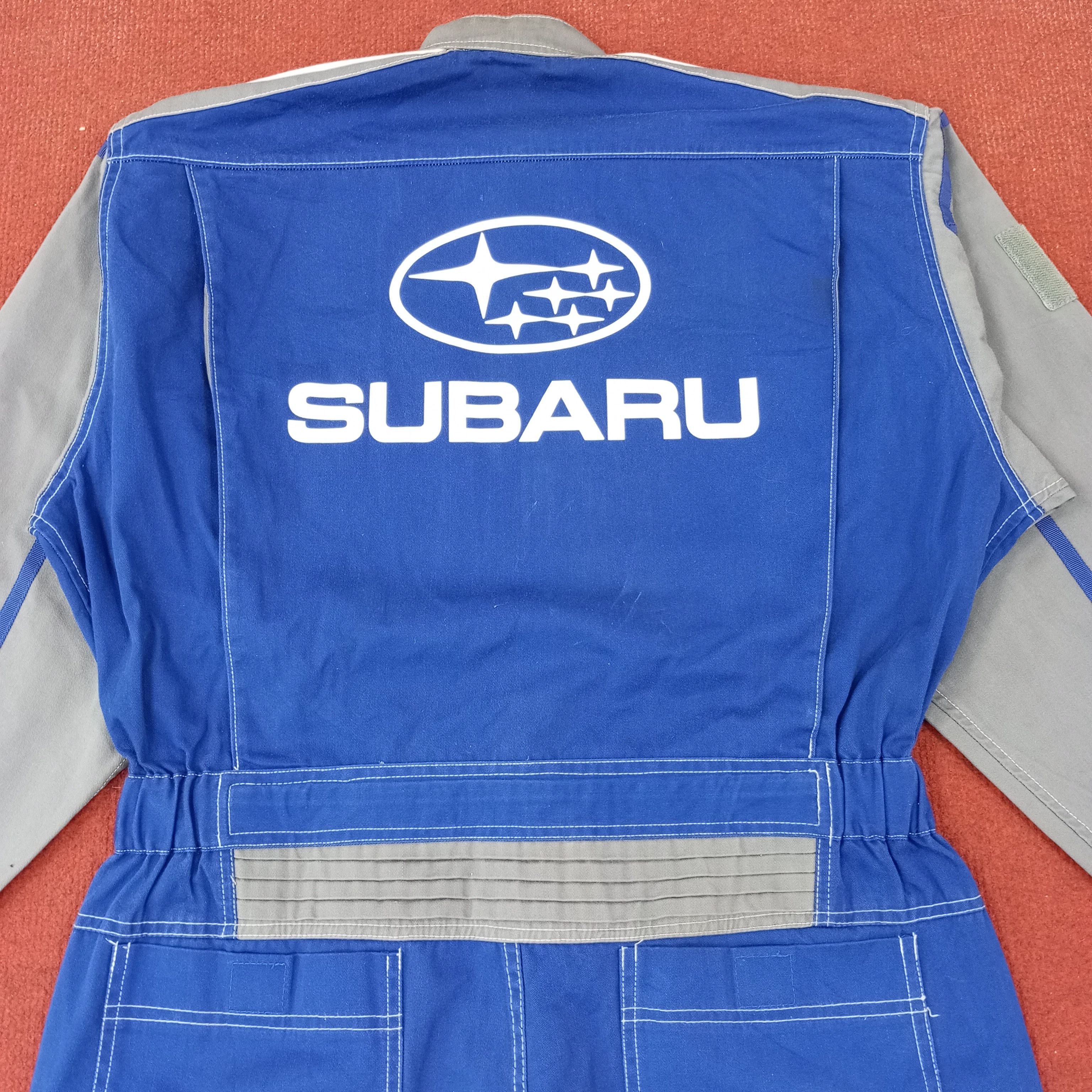 Japanese Brand × Vintage Subaru Japanese Motorsports Coverall Jacket c216n9 Size US M / EU 48-50 / 2 - 2 Thumbnail