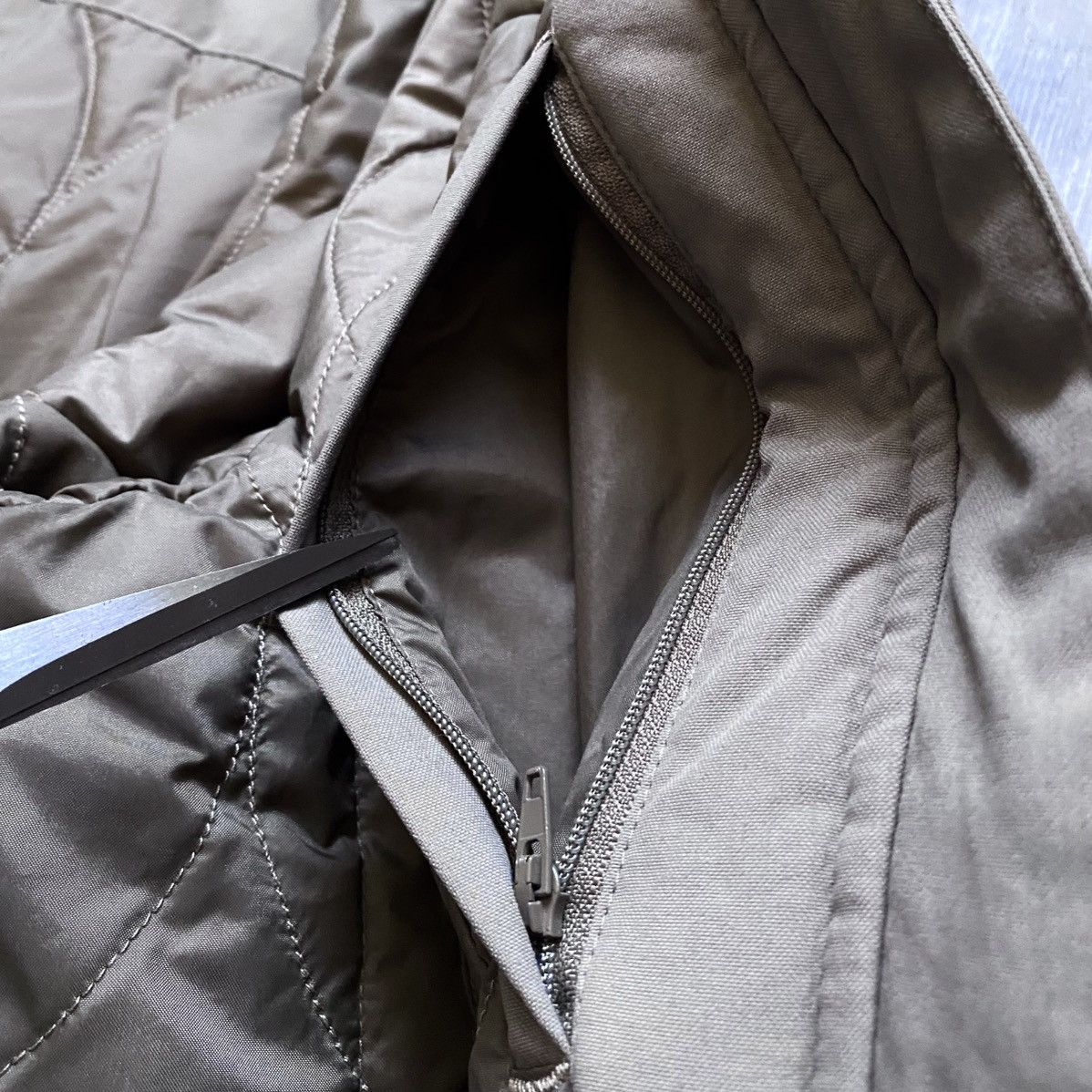 Nike Ws Y2K Vintage Nike Gray Light Zip Utility Jacket Streetwear Size M / US 6-8 / IT 42-44 - 25 Thumbnail