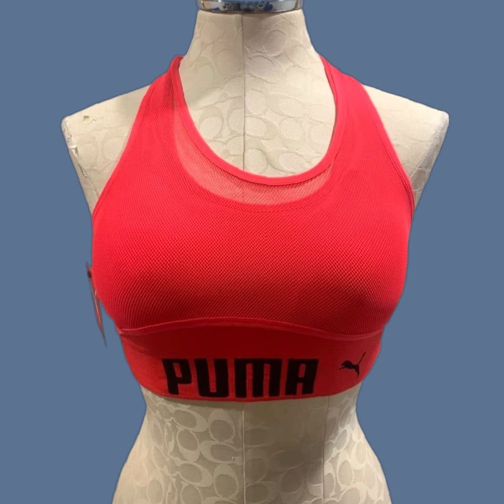 Puma Puma Womens Large Drycell Sports Bra Activewear Low Support Seamless Size ONE SIZE - 1 Thumbnail