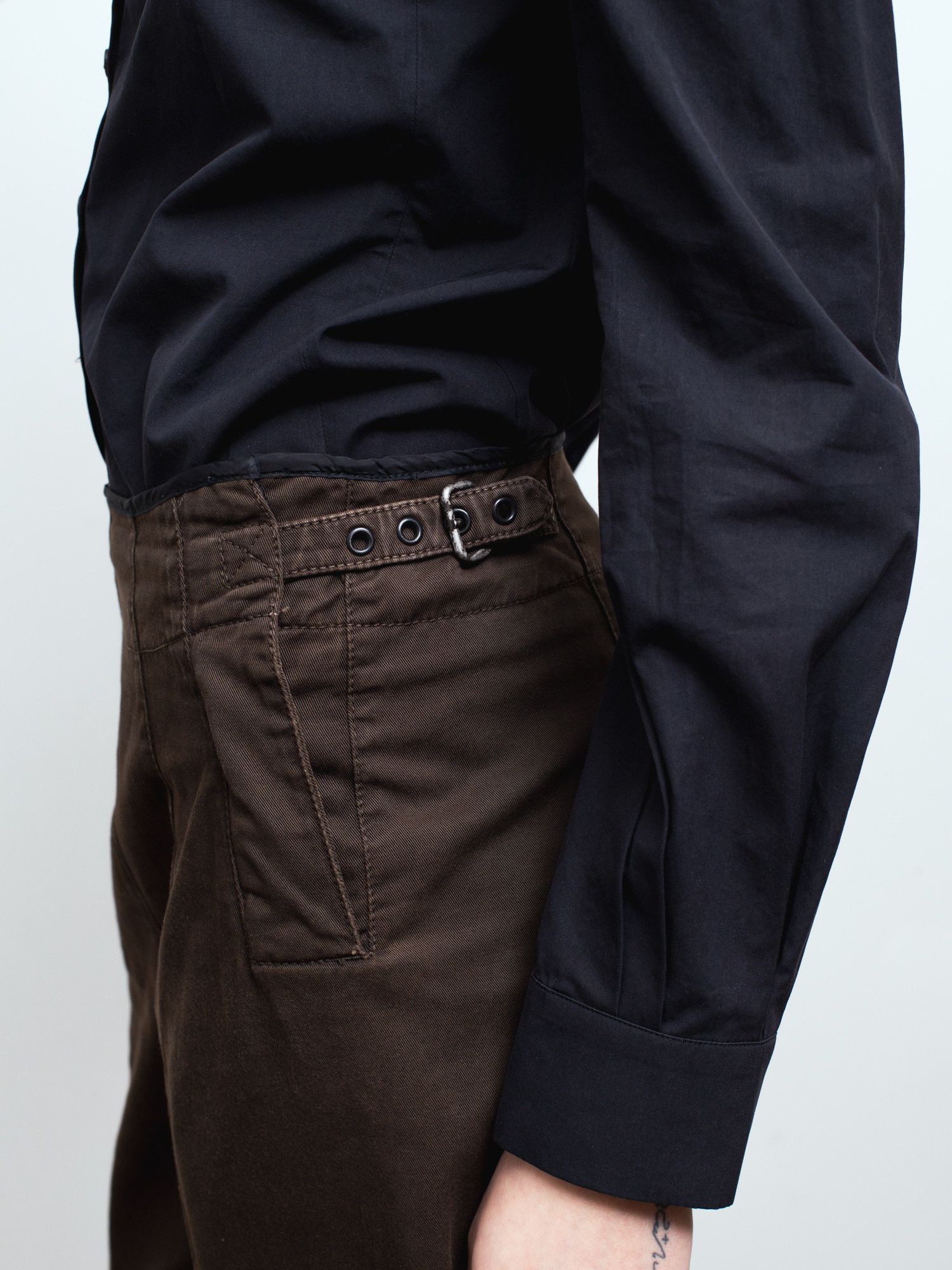 Prada Prada Sport 2000s Flared Trousers Size 28" / US 6 / IT 42 - 7 Thumbnail