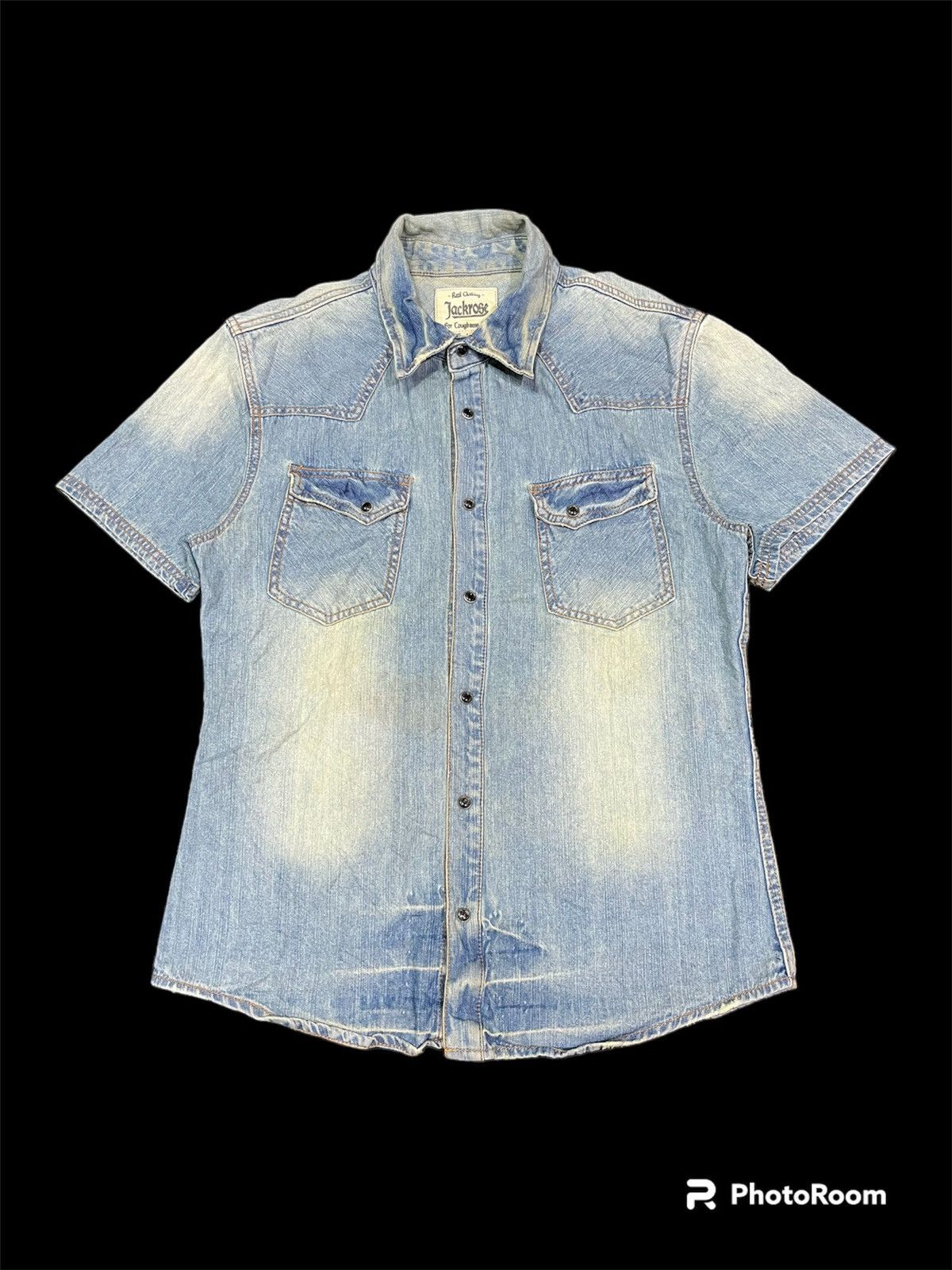 image of Archival Clothing x Jack Rose Archive Jackrose Rollingstones 2011 Shirt in Blue, Men's (Size Medium