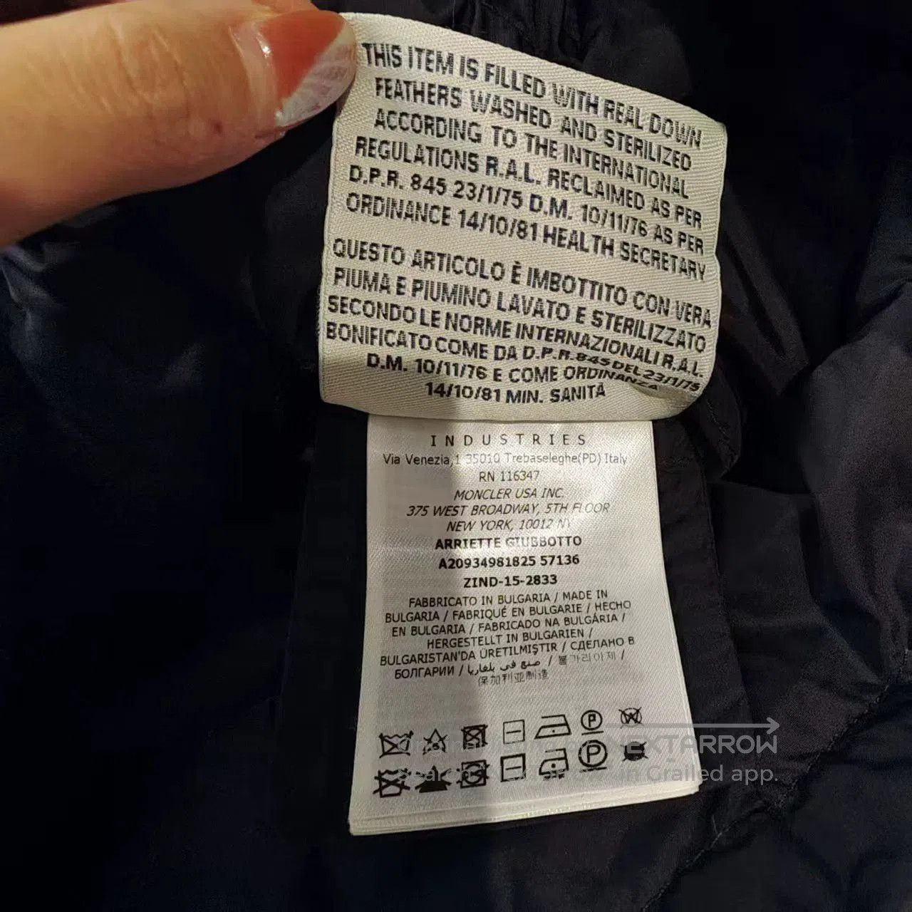 Moncler moncler black hooded down jacket size 2. Size US M / EU 48-50 / 2 - 8 Thumbnail