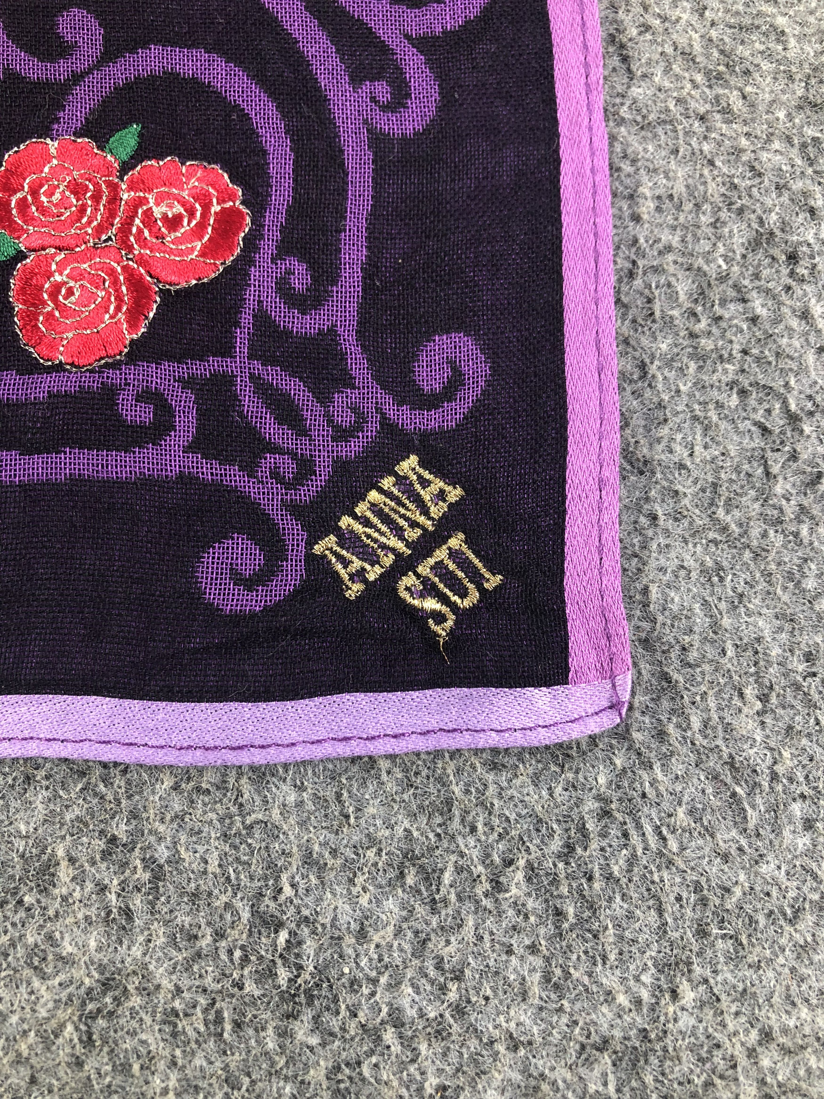 Anna Sui × Vintage Anna Sui Handkerchief / Bandana / Neckerchief Size ONE SIZE - 5 Thumbnail
