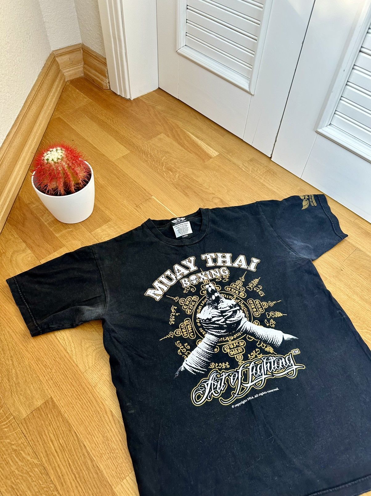 Vintage Vintage Muai Thai “Boxing” T-shirt Size US L / EU 52-54 / 3 - 2 Thumbnail
