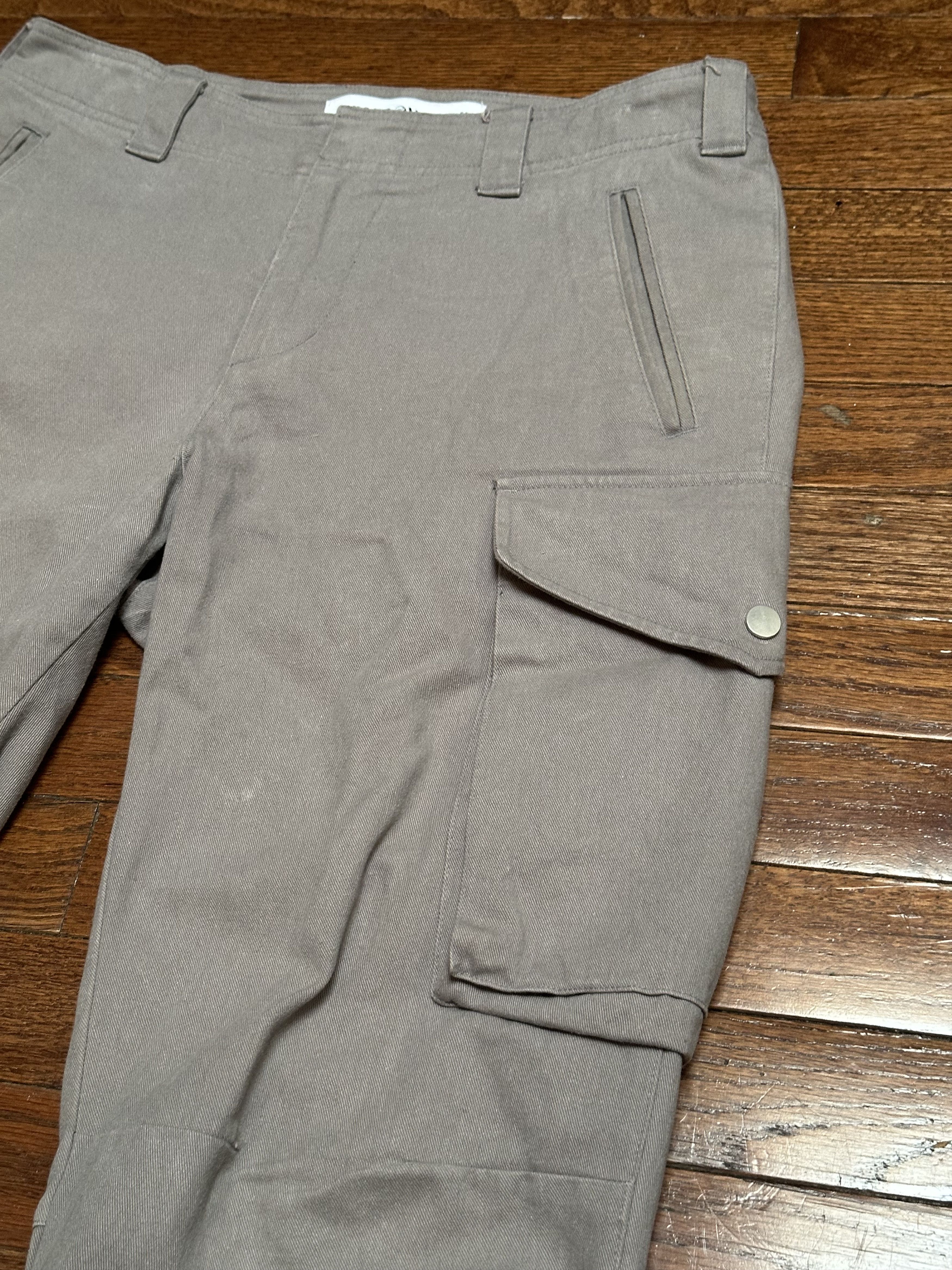 CMMAWEAR Cmmawear Grey Back-zip Cargo Pants Medium Size US 32 / EU 48 - 4 Thumbnail