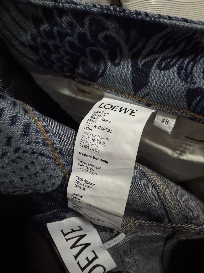 Loewe Loewe All-body printing and dyeing men's jeans Size US 32 / EU 48 - 5 Thumbnail