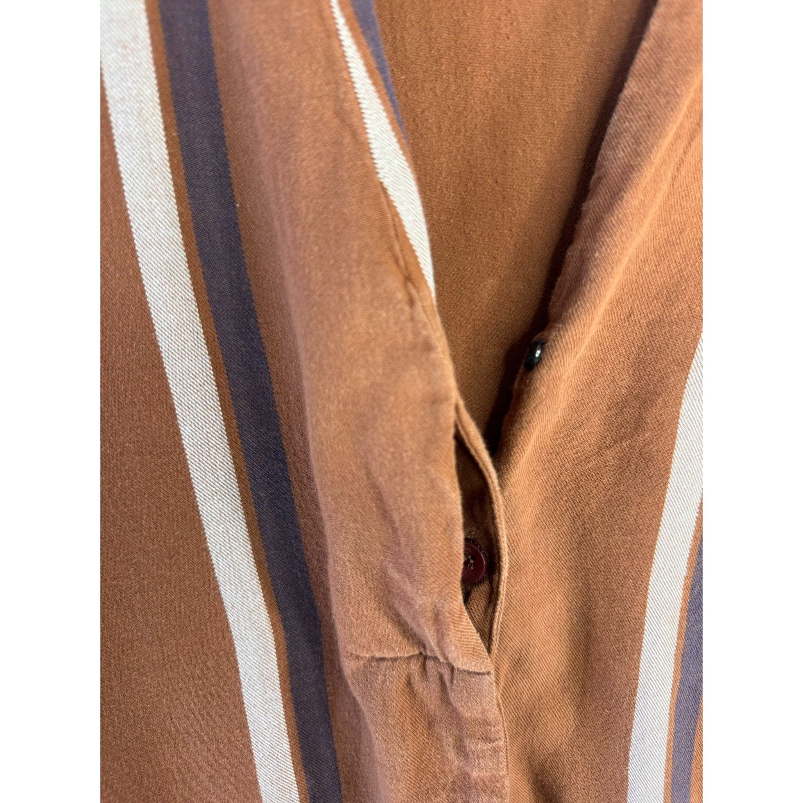 Rock Revival Roucha Striped Blouse Long Sleeve size BB (6-8) Size S / US 4 / IT 40 - 4 Thumbnail