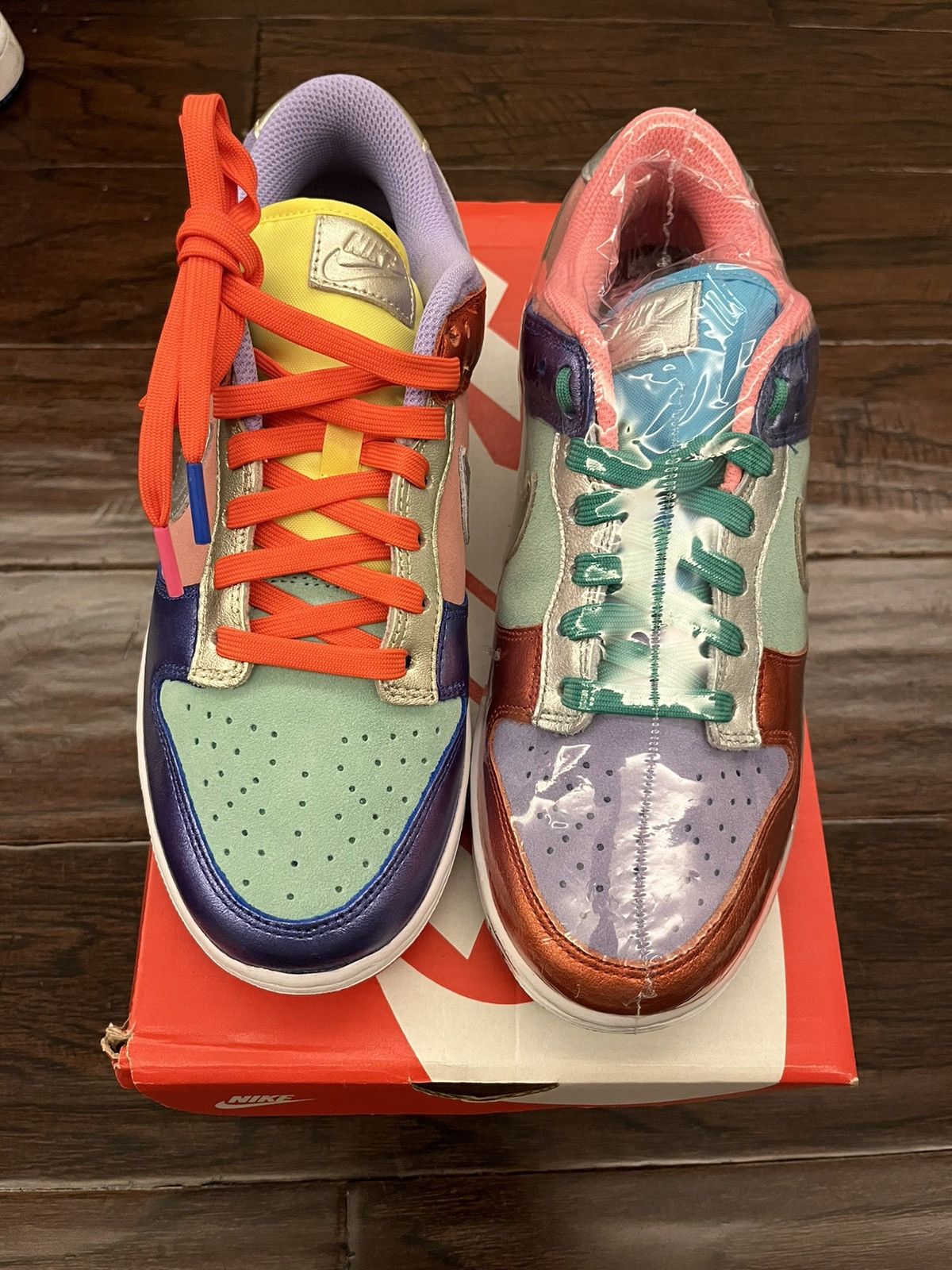 image of Nike Dunk Sunset Pulse Size 7.5M Shoes in Blue, Men's