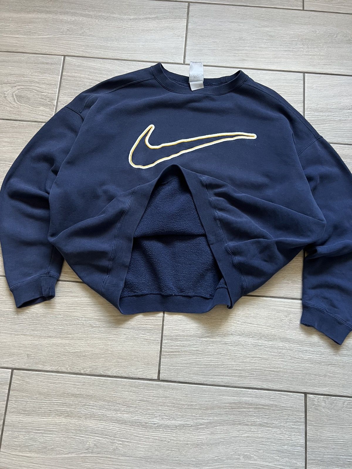 Nike NIKE VINTAGE BIG LOGO GREY CRAZY FADED BAGGY SWEATSHIRT 90’S Size US L / EU 52-54 / 3 - 10 Thumbnail
