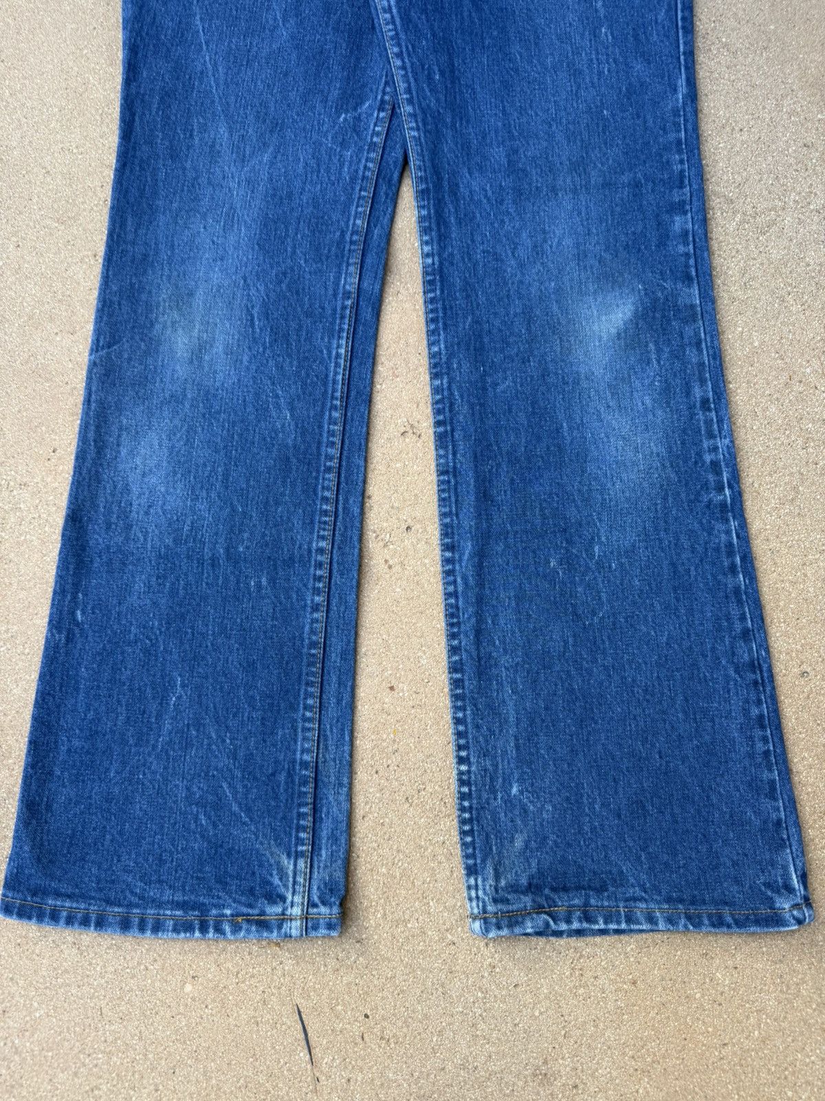 Levi's Vtg 70’s Levi’s 646 Orange Tab Bellbottom Flare Jeans 32x31 Size US 32 / EU 48 - 3 Thumbnail