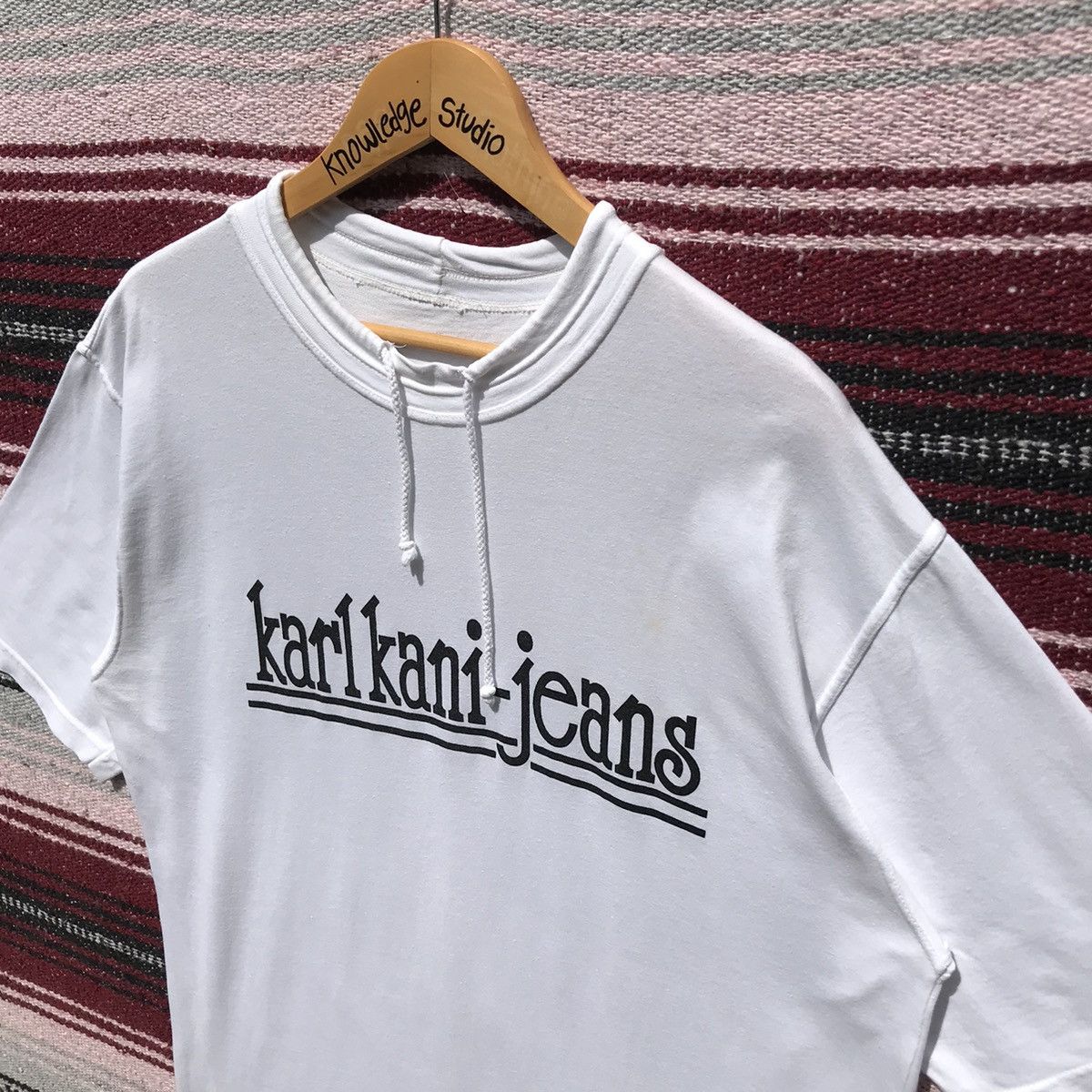 Karl Kani × Vintage Vintage Karl Kani Jeans Turtleneck Shirt Back Hit NY Size US L / EU 52-54 / 3 - 5 Thumbnail