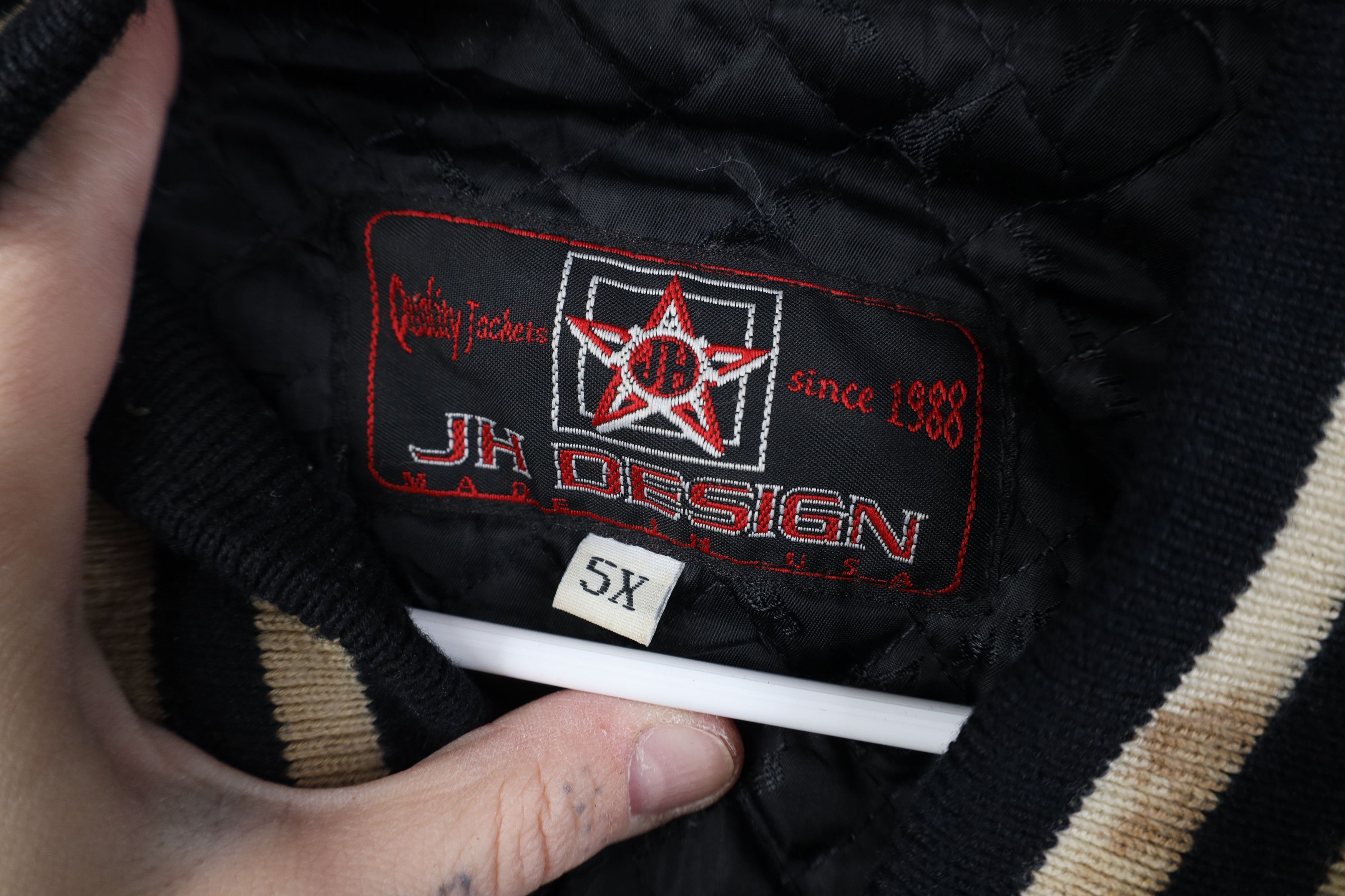Vintage Vintage 90s JH Design Yankees Baseball Varsity Jacket Black Size US XXL / EU 58 / 5 - 10 Thumbnail