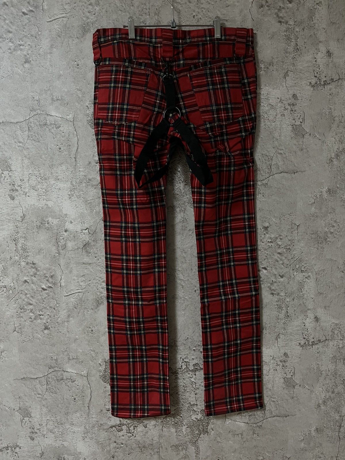 Number (N)ine Number (N)ine Archive Bondage Plaid Check Pants Size US 32 / EU 48 - 3 Thumbnail