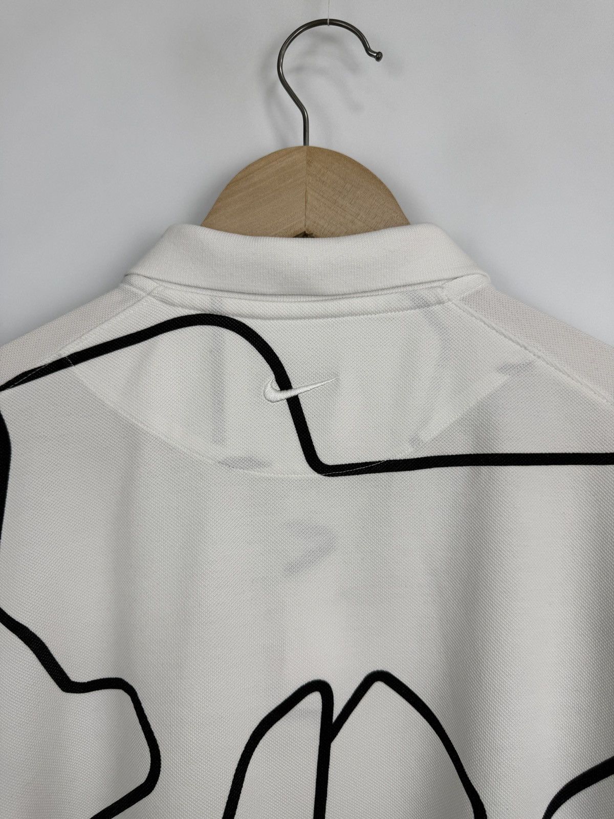 Nike 🇺🇸 🎾 Nike Tennis Abstract Polo T-Shirt Dri-FIT Y2K Rare Size US L / EU 52-54 / 3 - 11 Thumbnail