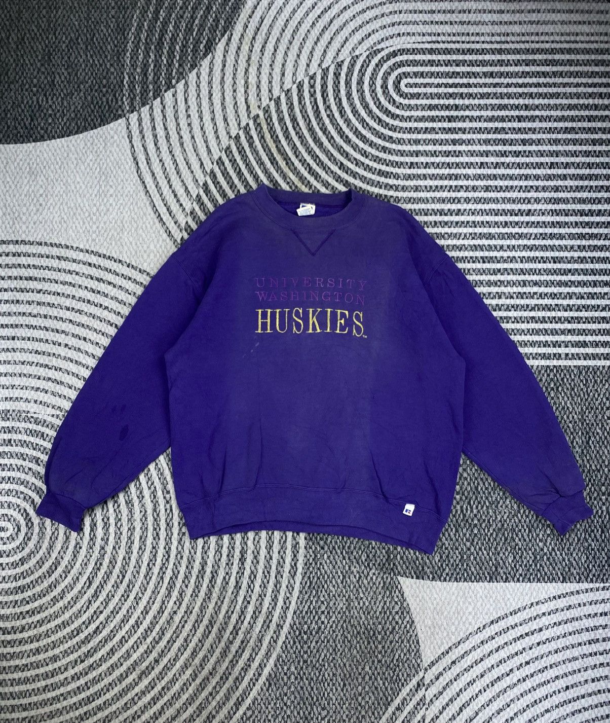 Russell Athletic 🔥Russell Washington Huskies University Sweatshirt Size US L / EU 52-54 / 3 - 1 Thumbnail