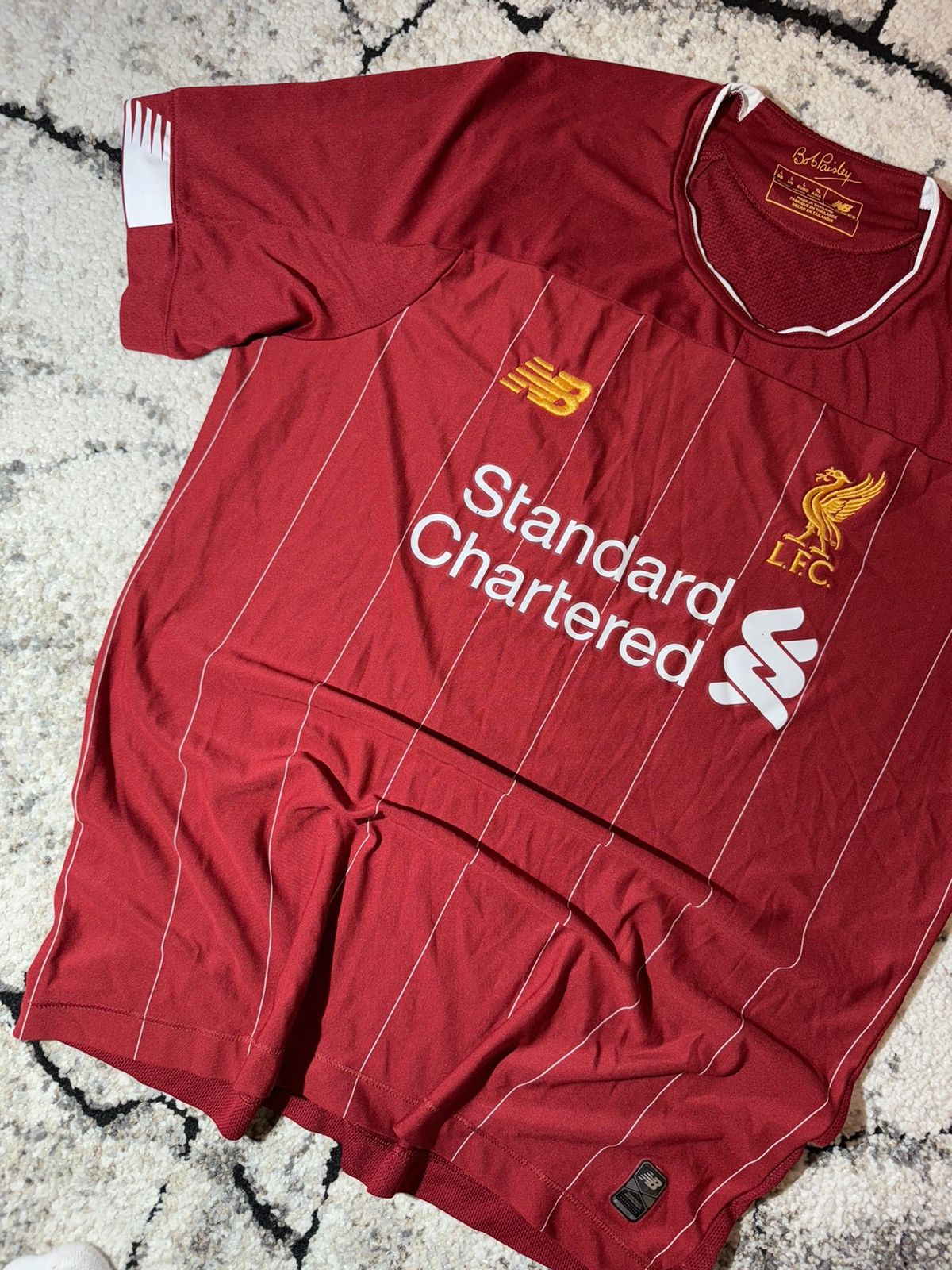 New Balance × Vintage Vintage Liverpool 2019/20 New Balance Jersey Blokcore L sz Size US L / EU 52-54 / 3 - 5 Thumbnail