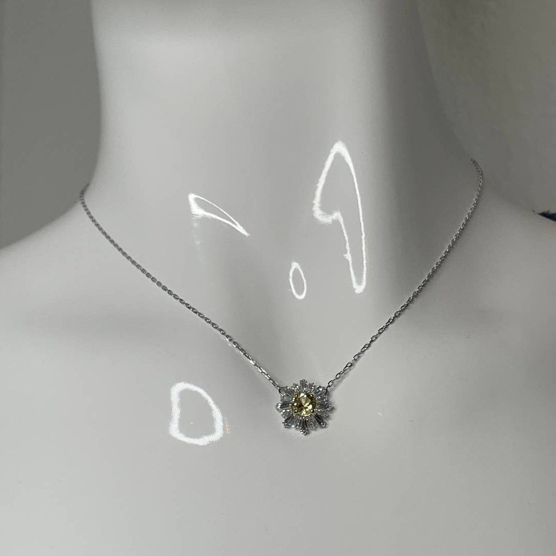 Swarovski Swarovski Sunshine Pendant Necklace Rhodium plated Size ONE SIZE - 9 Thumbnail