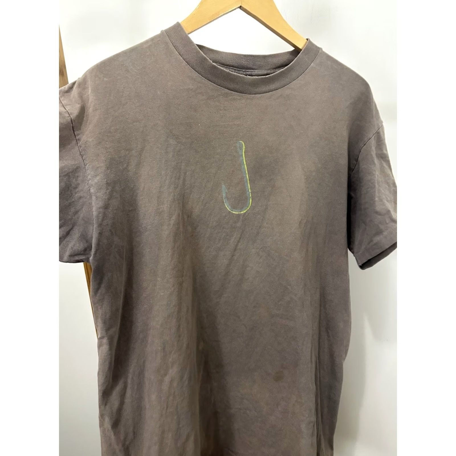 Vintage VTG 90s Phish Fishing Hook Gradient Sun Faded Band Tour Worn T-Shirt Size L Shirt Men Brown XS-XL? Size US L / EU 52-54 / 3 - 4 Thumbnail