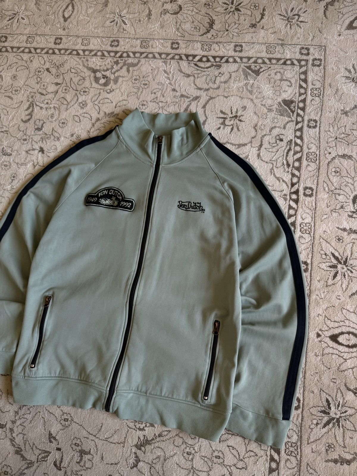 Von Dutch Vintage Von Dutch Multi Logo Zip Track Jacket Y2K Size US M / EU 48-50 / 2 - 3 Thumbnail