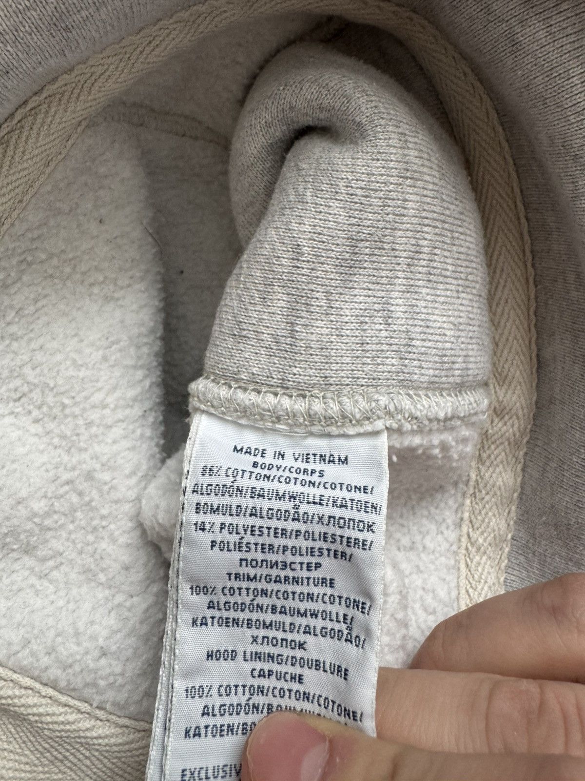 Polo Ralph Lauren Polo Ralph Lauren Men's Large Grey bassic zip hoodie Size US L / EU 52-54 / 3 - 6 Thumbnail
