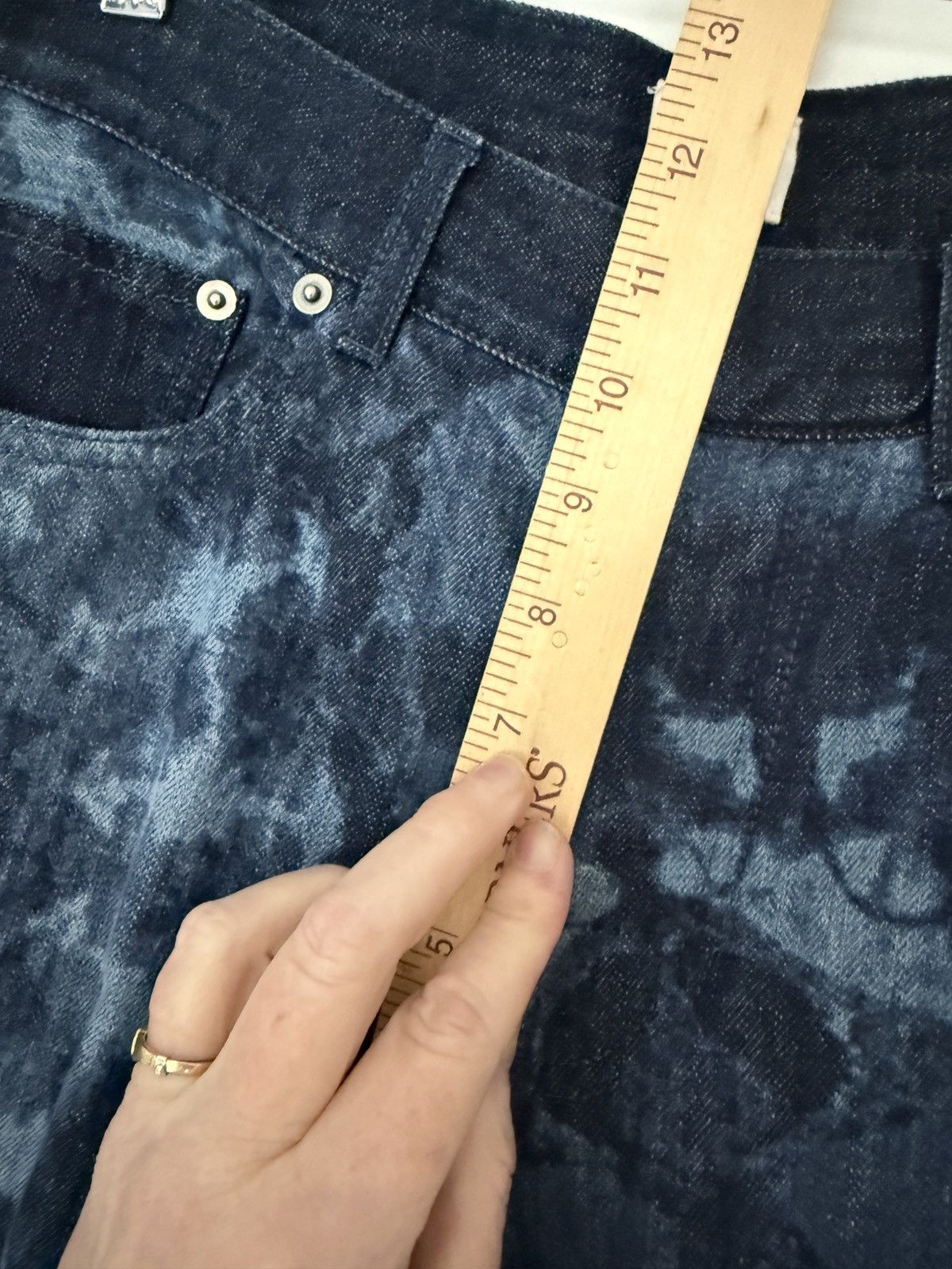 Dior Dior Kaleidoscope Tie-Dye Patchwork Denim Jeans Size 28" / US 6 / IT 42 - 10 Thumbnail
