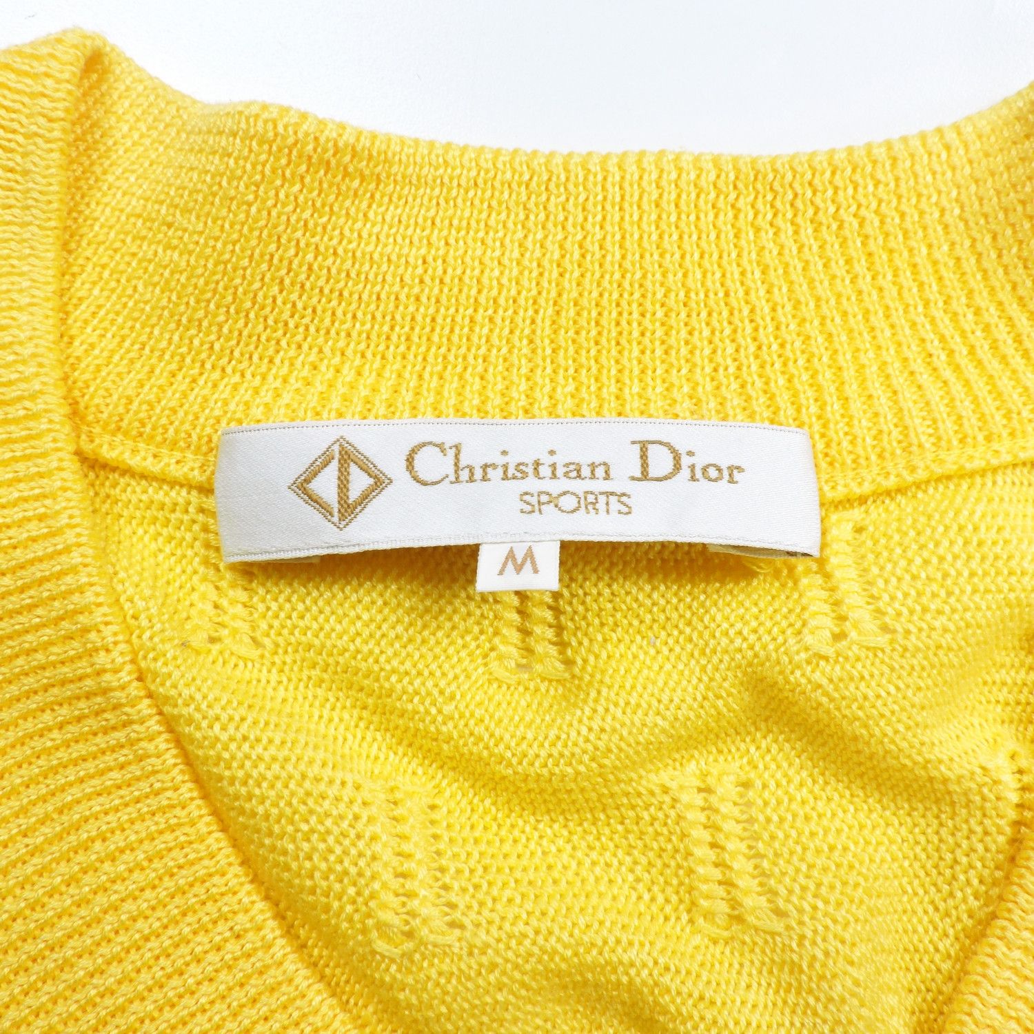 Dior CHRISTIAN DIOR SPORT V-NECK MONOGRAM KNIT SWEATER Size US M / EU 48-50 / 2 - 3 Thumbnail