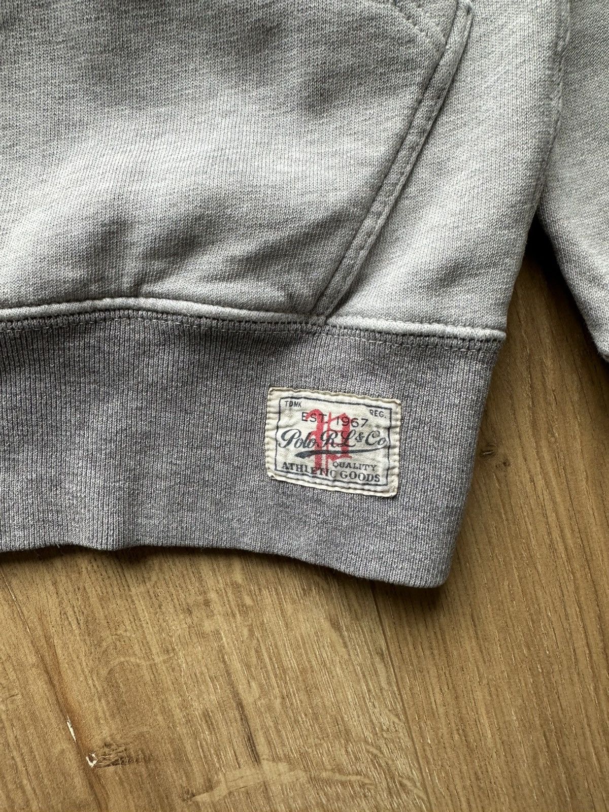 Polo Ralph Lauren Polo Ralph Lauren USA 67 pullover gray hoodie Size US M / EU 48-50 / 2 - 4 Thumbnail