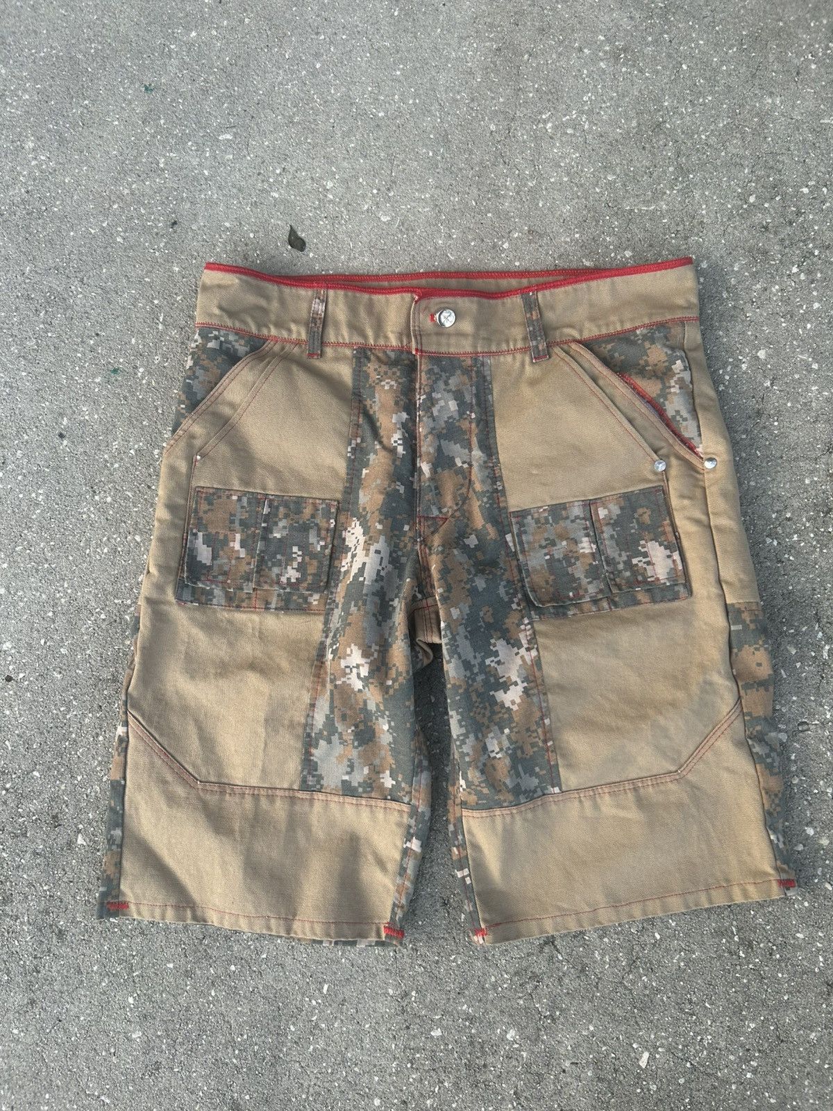 Other 1/1 Your World 10 pocket tactical baggy cargo work shorts Size US 34 / EU 50 - 1 Thumbnail