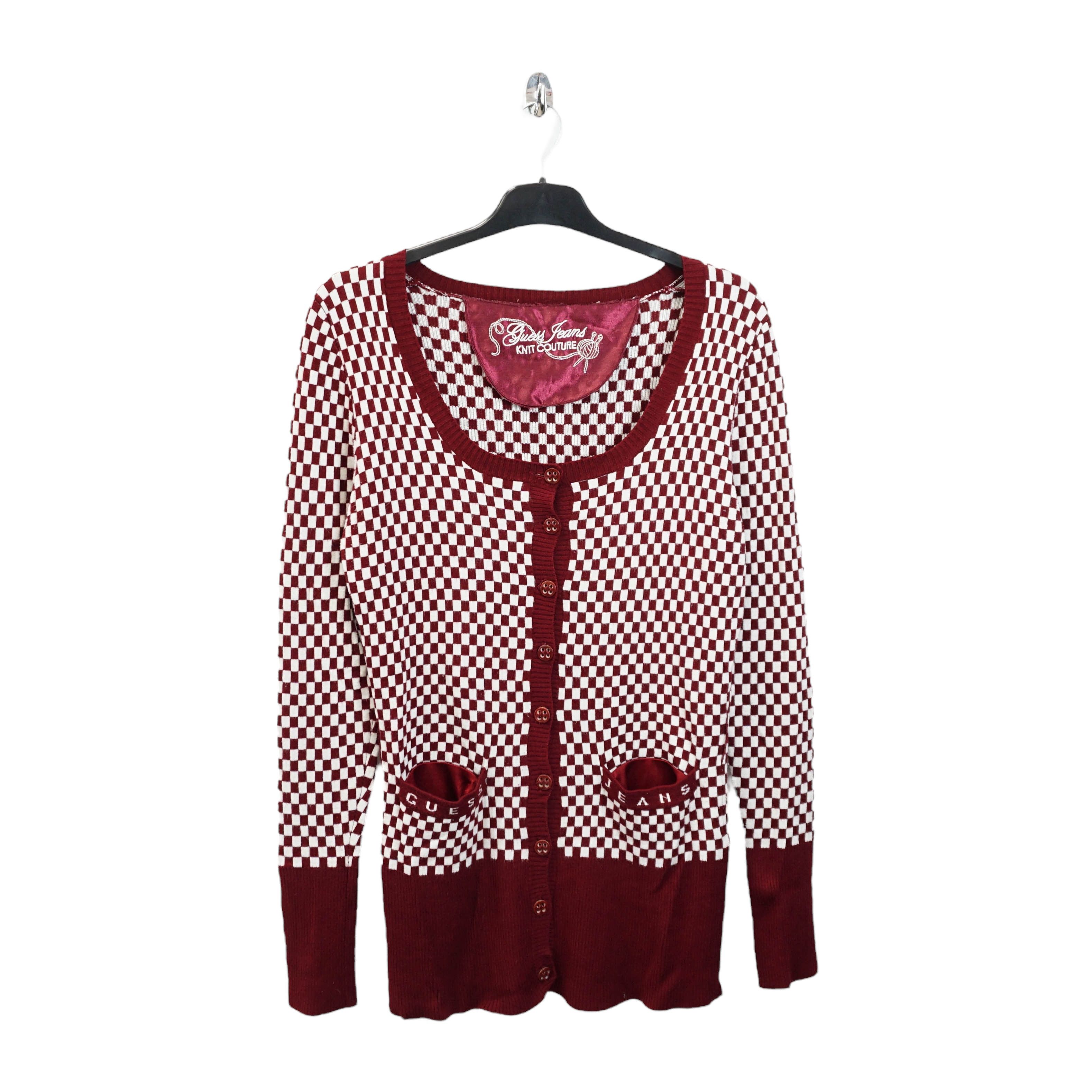 Guess × Vintage Viscose Archive Cardigan Size M / US 6-8 / IT 42-44 - 1 Thumbnail